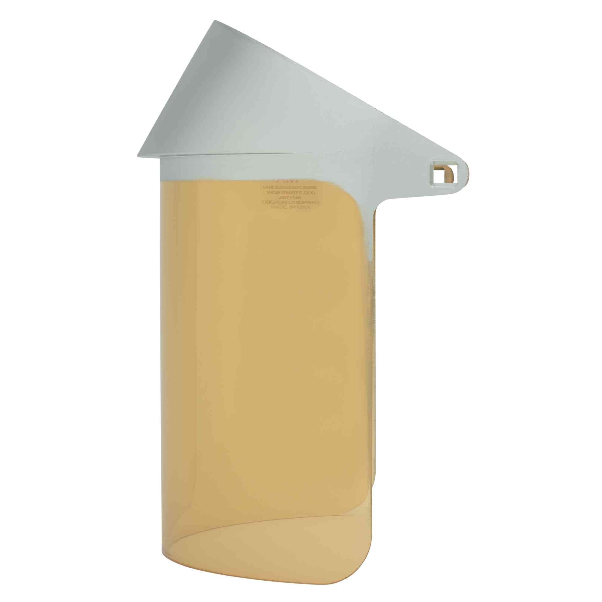 Replacement Clear Gold Heat Reflective Face Shields Left Side Image