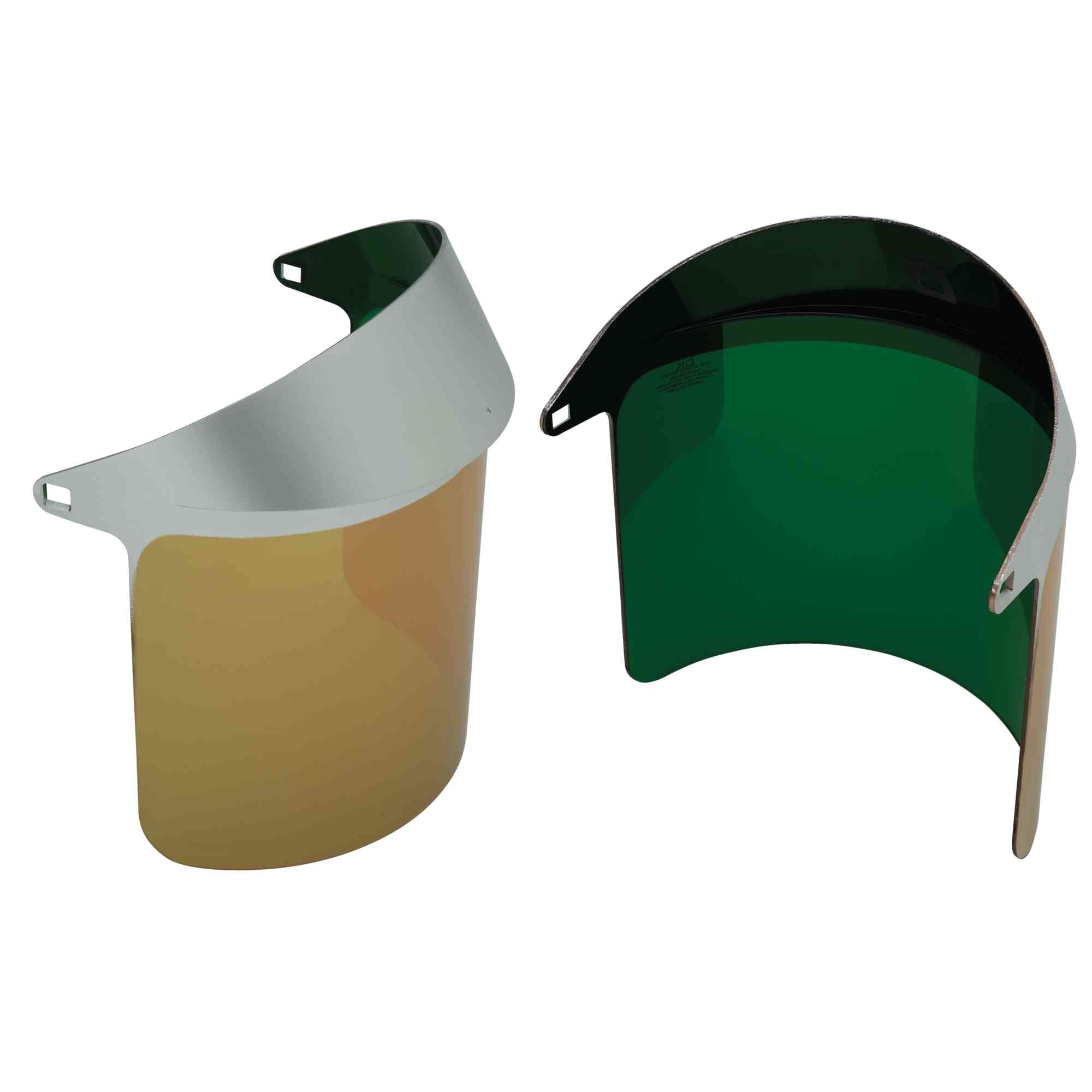 Replacement Green Gold Heat Reflective Face Shield Windows Variation Image