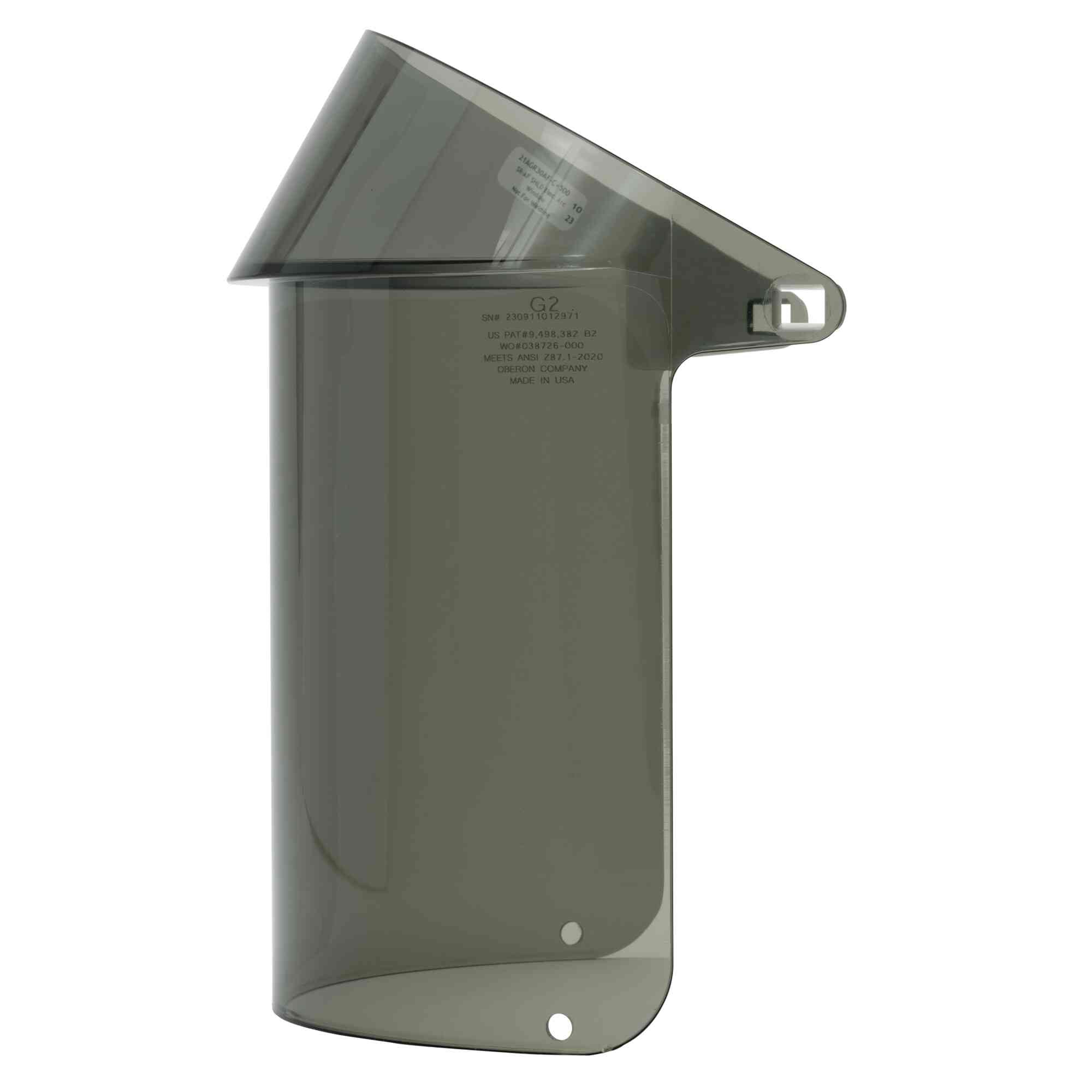 TCG Arc Flash Replacement Face Shield Windows Left Side Image