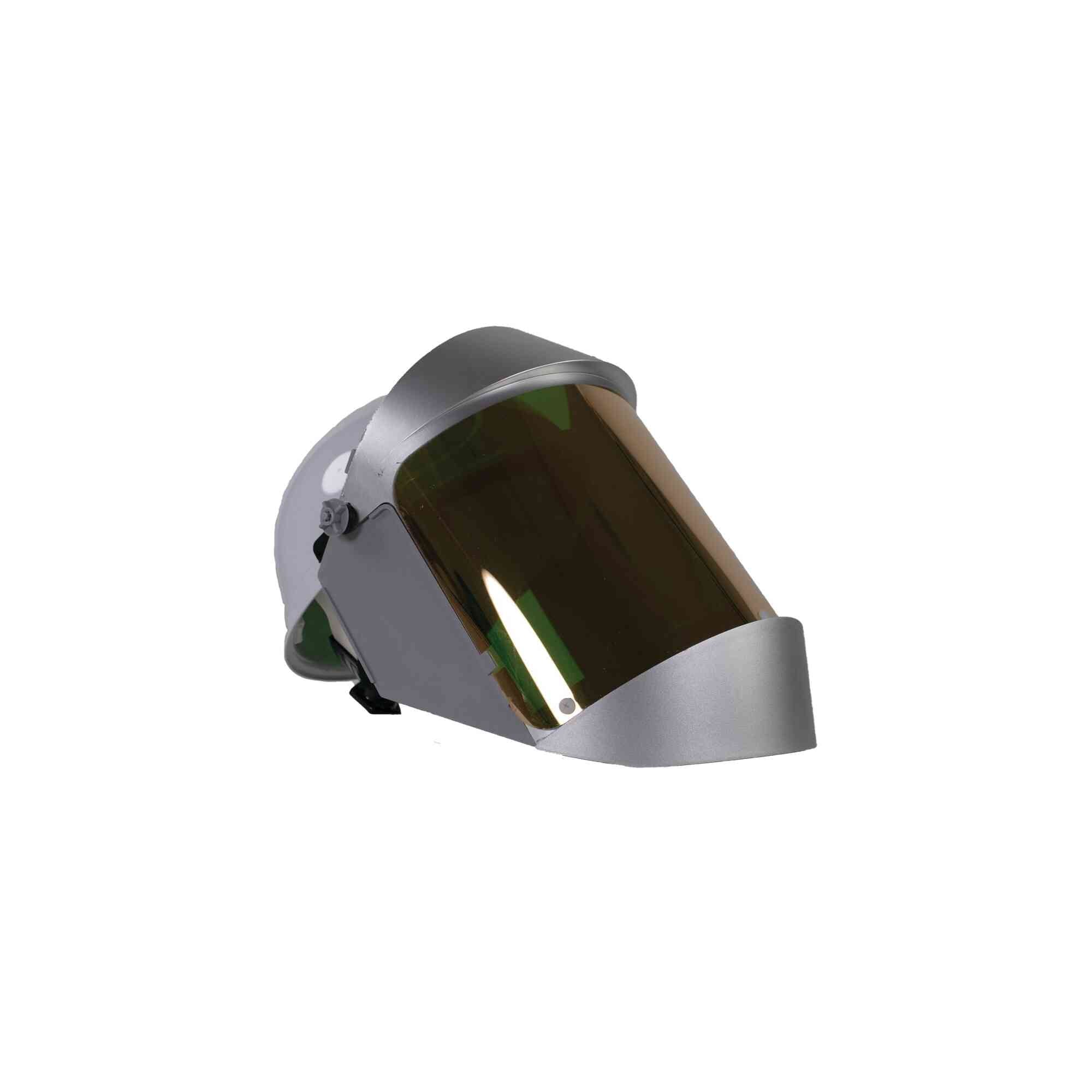 High Heat Face Shield Crown and Window Green Gold Main Image