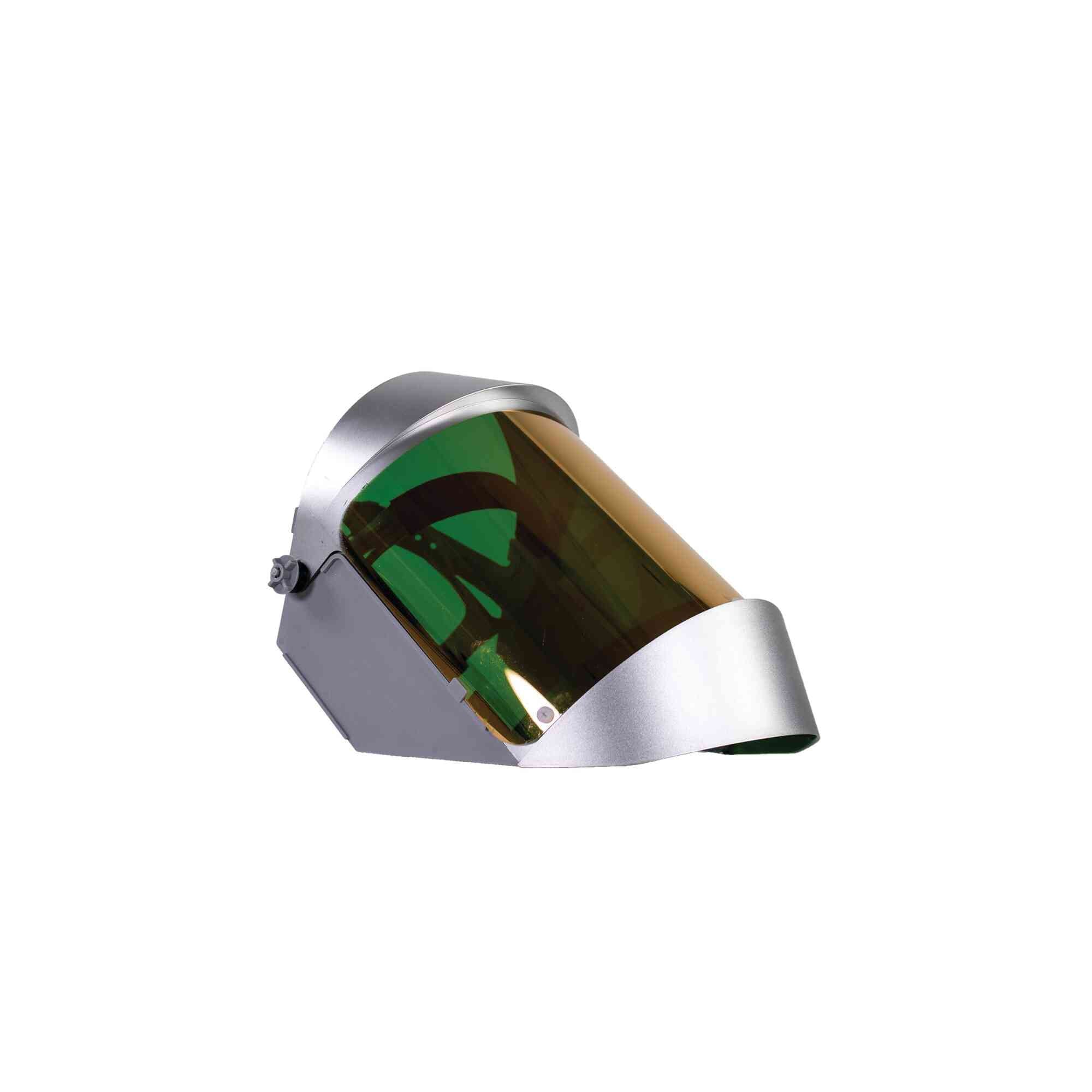 High Heat Face Shield Crown and Window Green Gold Main Image