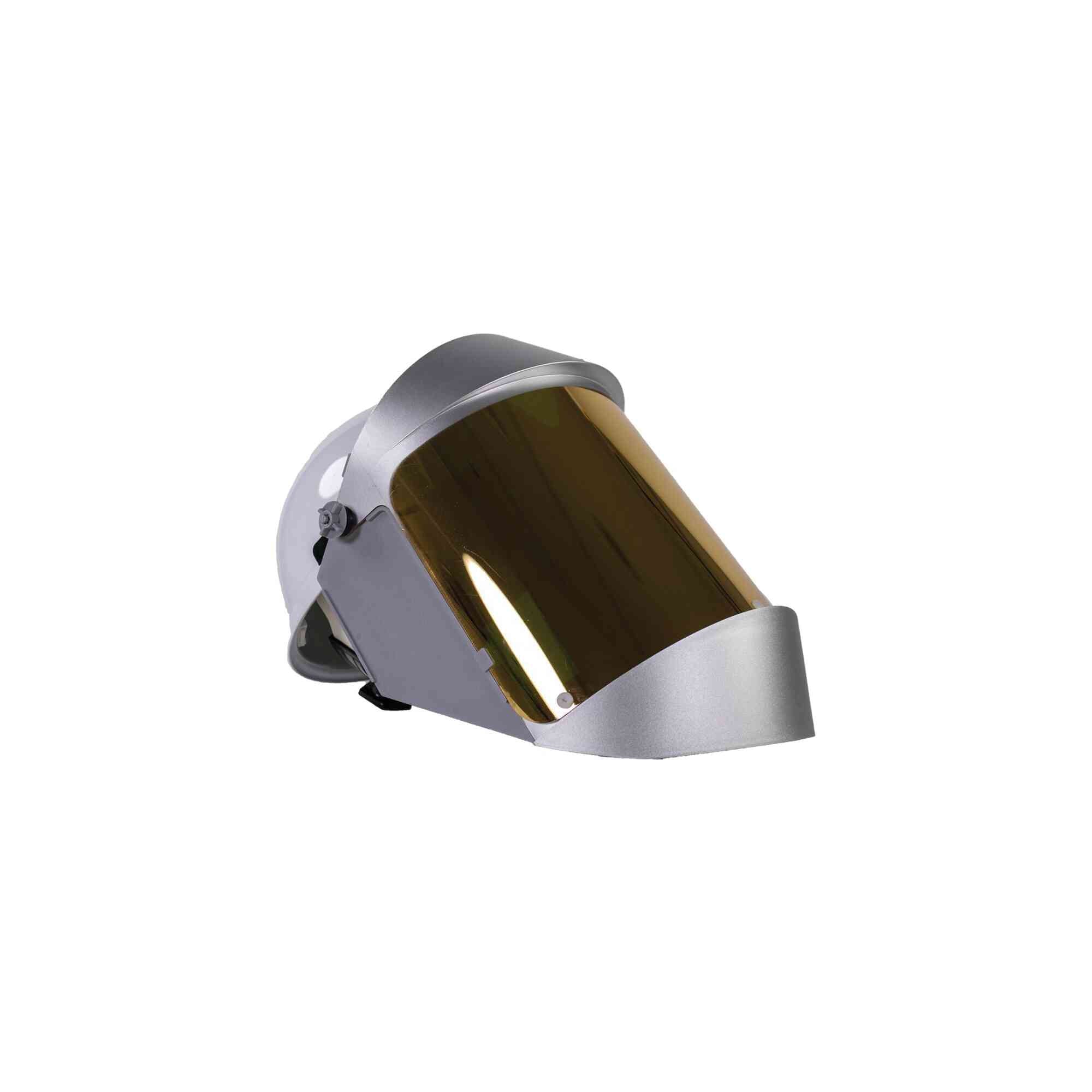 Dark Green Gold Heat Reflective Face Shields MainImage