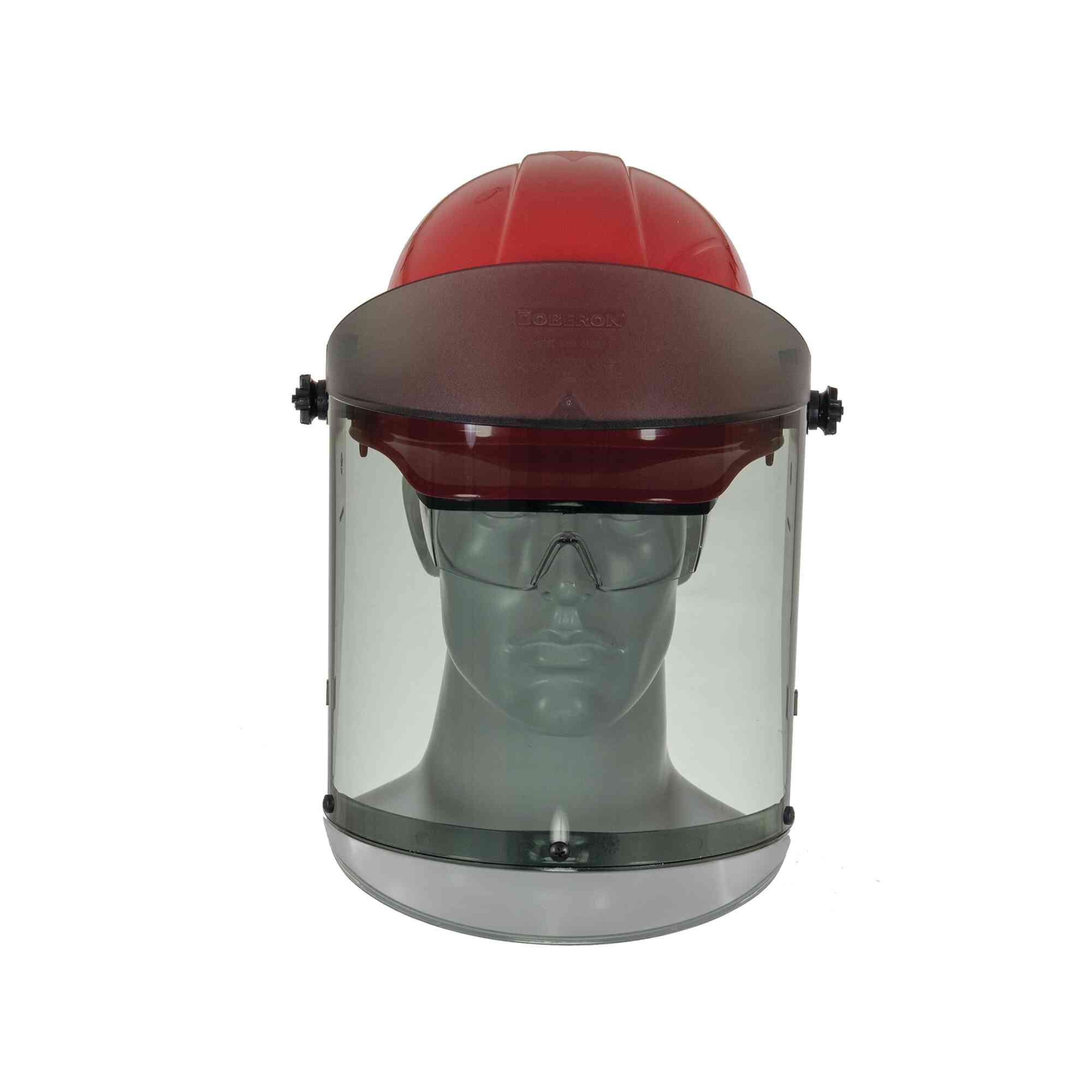 12 Cal TCG Arc Flash Face Shields and Hard Cap FrontImage
