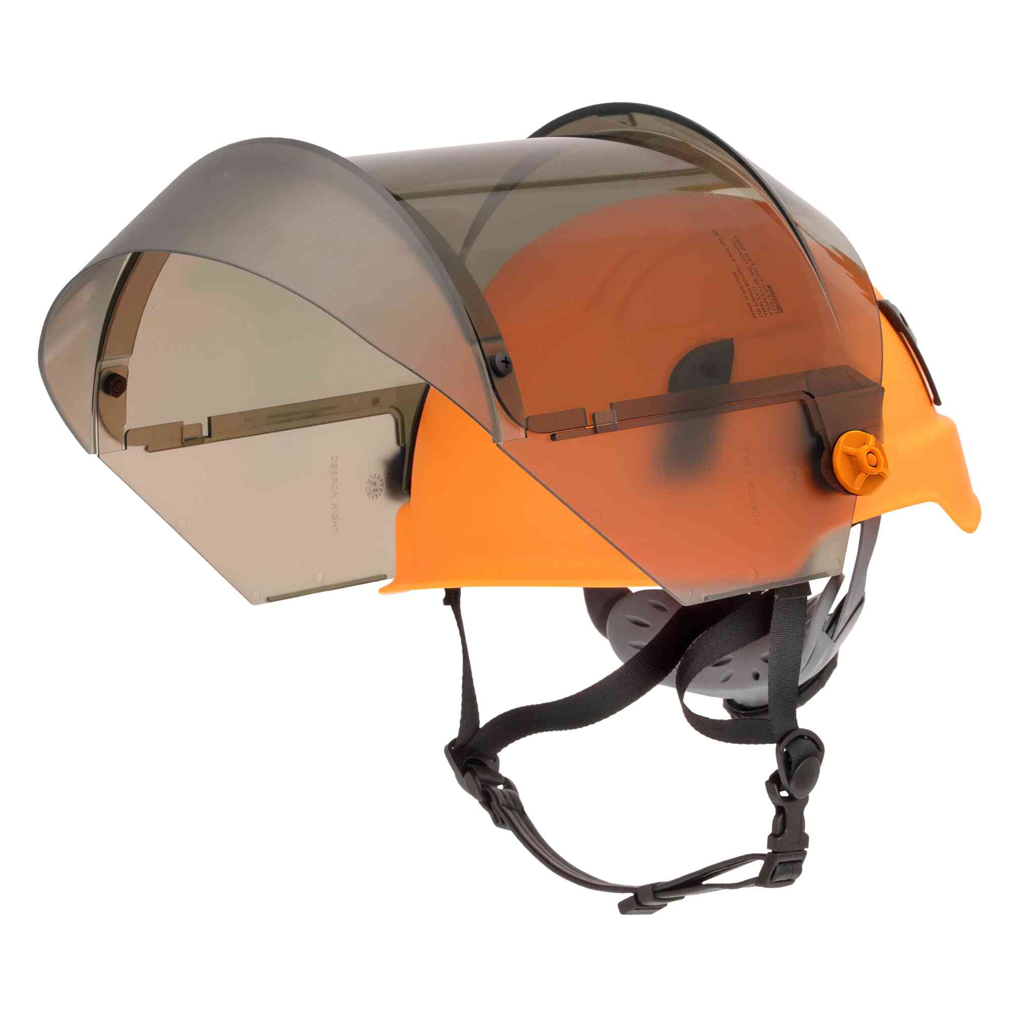 12 Cal Arc Flash Face Shields w/ Type 2 Micro Brim Safety Helmet Photo