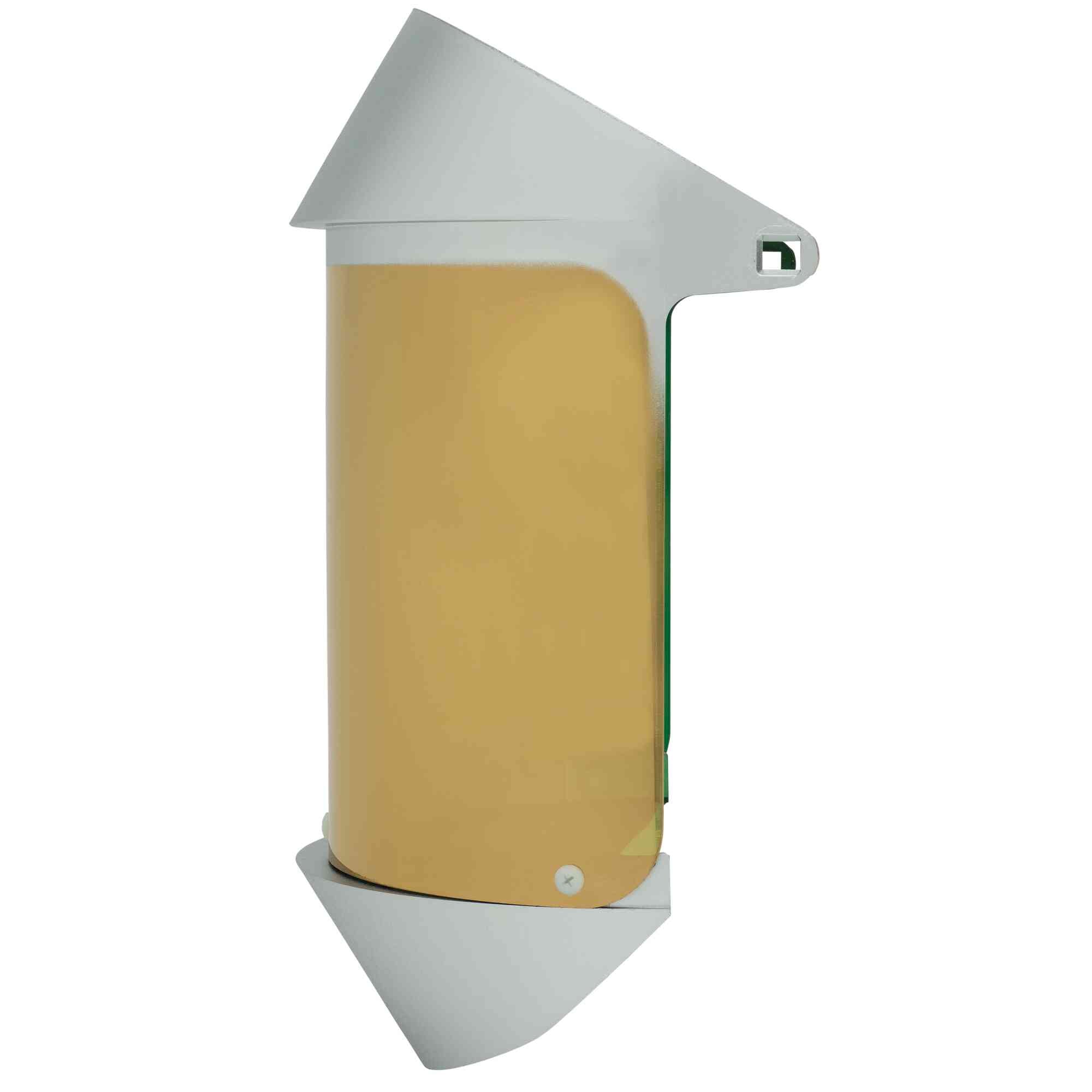 Replacement Green Gold Heat Reflective Face Shield Windows Left Side Image