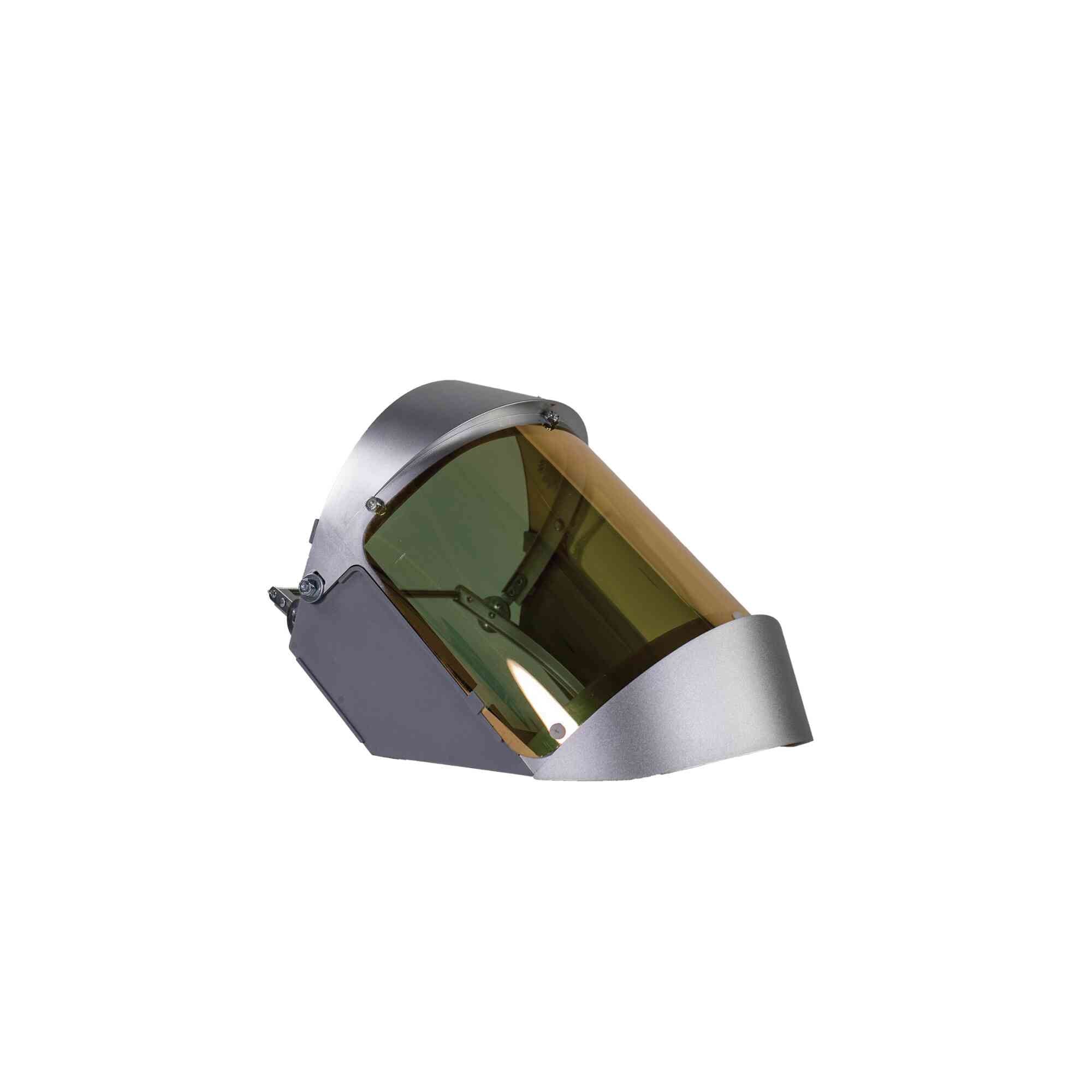 High Heat Face Shield Crown and Window Clear Gold Main Image
