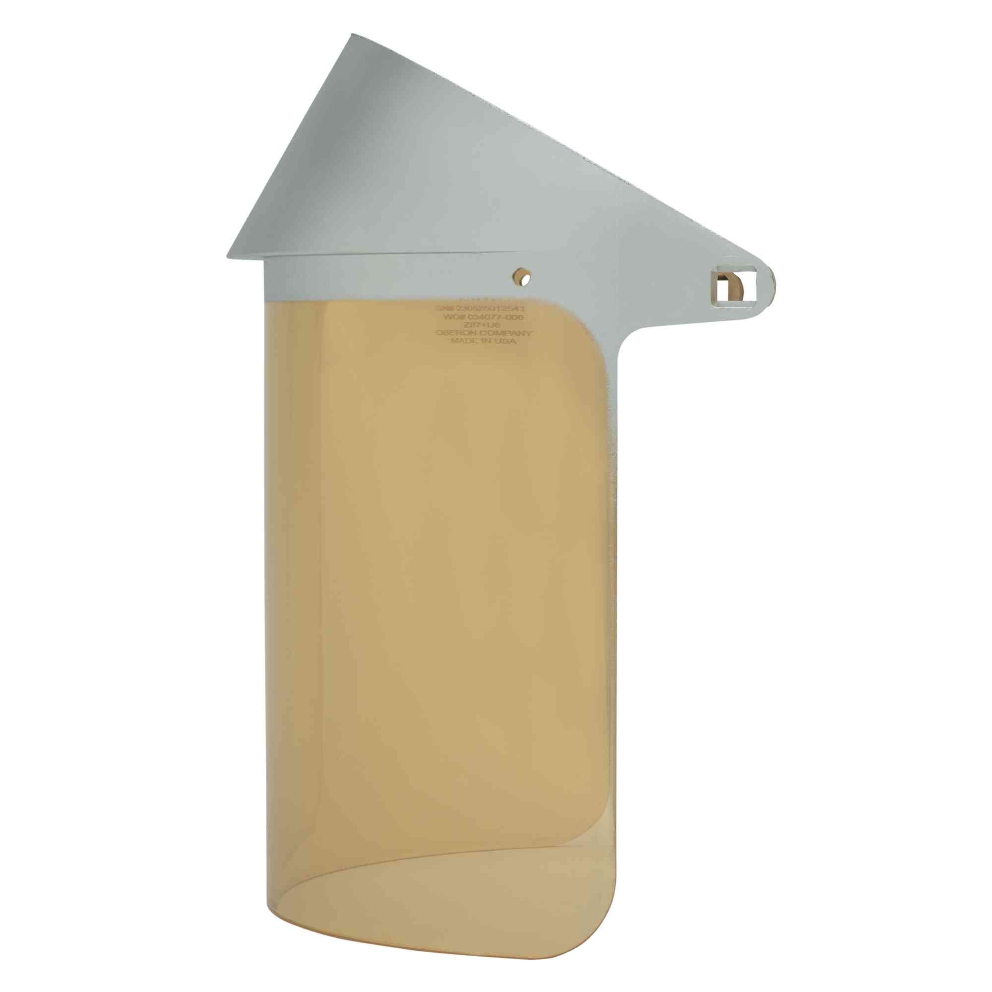 Replacement Clear Gold Heat Reflective Face Shields Left Side Image