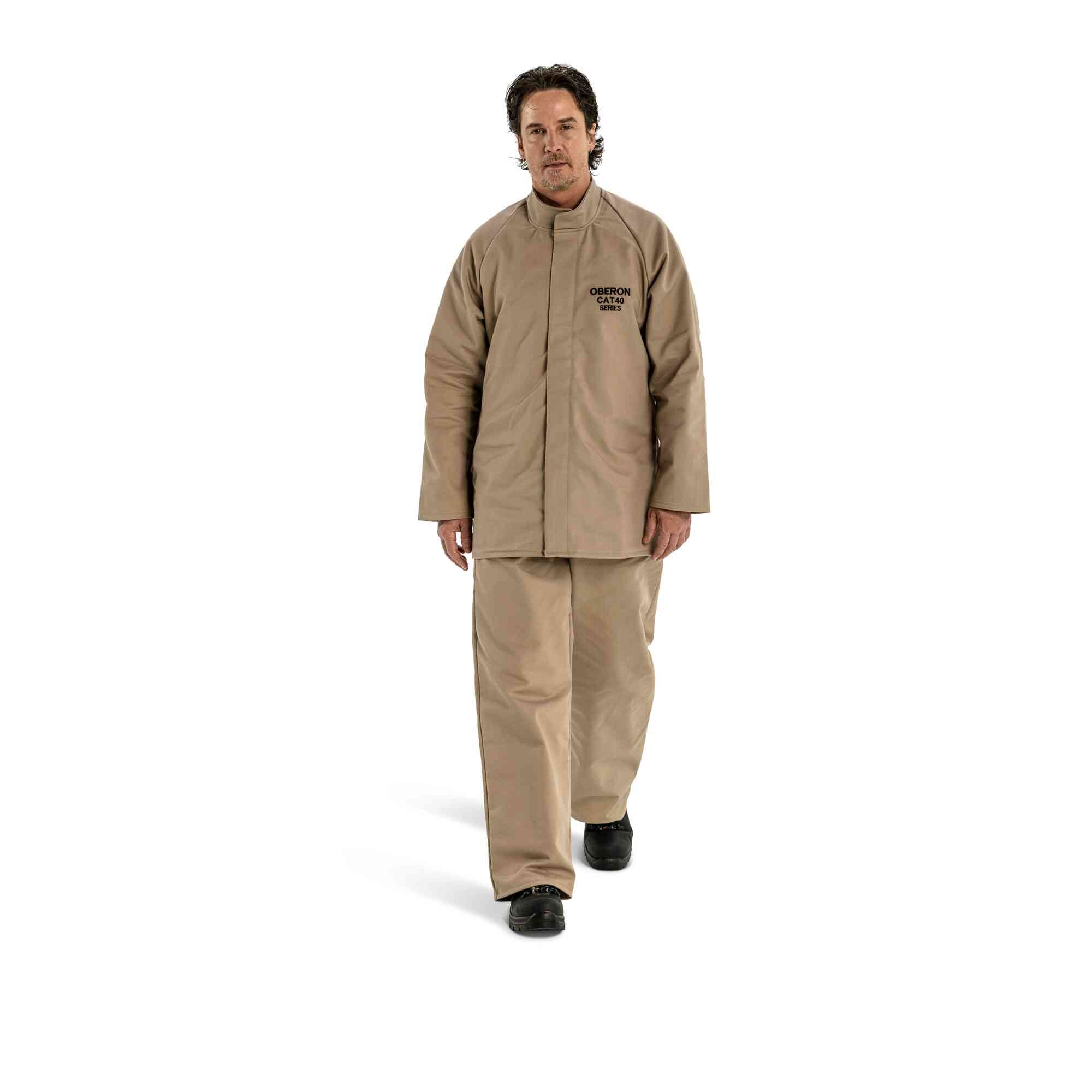 CAT 40 Cal Arc Flash Coats LifestyleImage