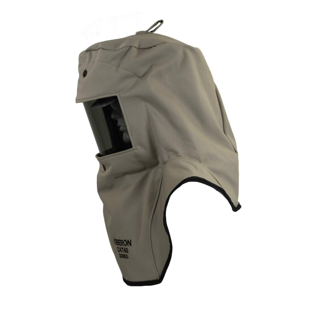 CAT 40 Cal Arc Flash Hoods Left Side Image