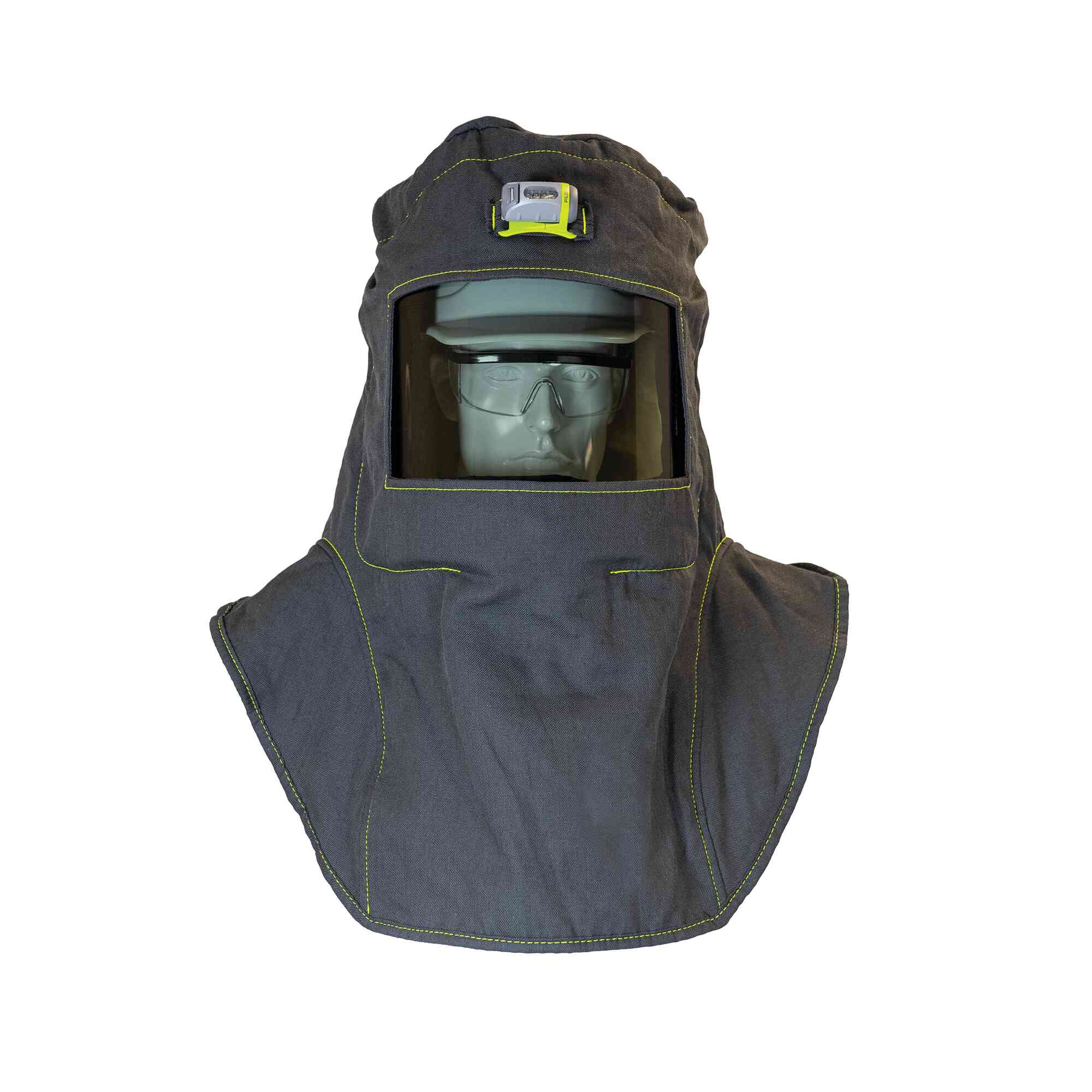 LAN 40 Cal Arc Flash Hood, Coat, and Bib Suit Sets w/ Escape Strap and Ventilation System MainImage