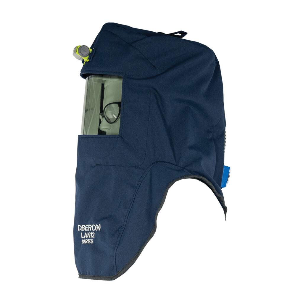 LAN 12 Cal Arc Flash Hoods LeftSideImage