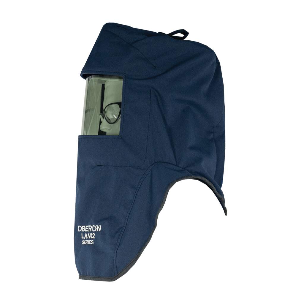 LAN2ST™ Series Arc Flash Hood with Adapters LeftSideImage