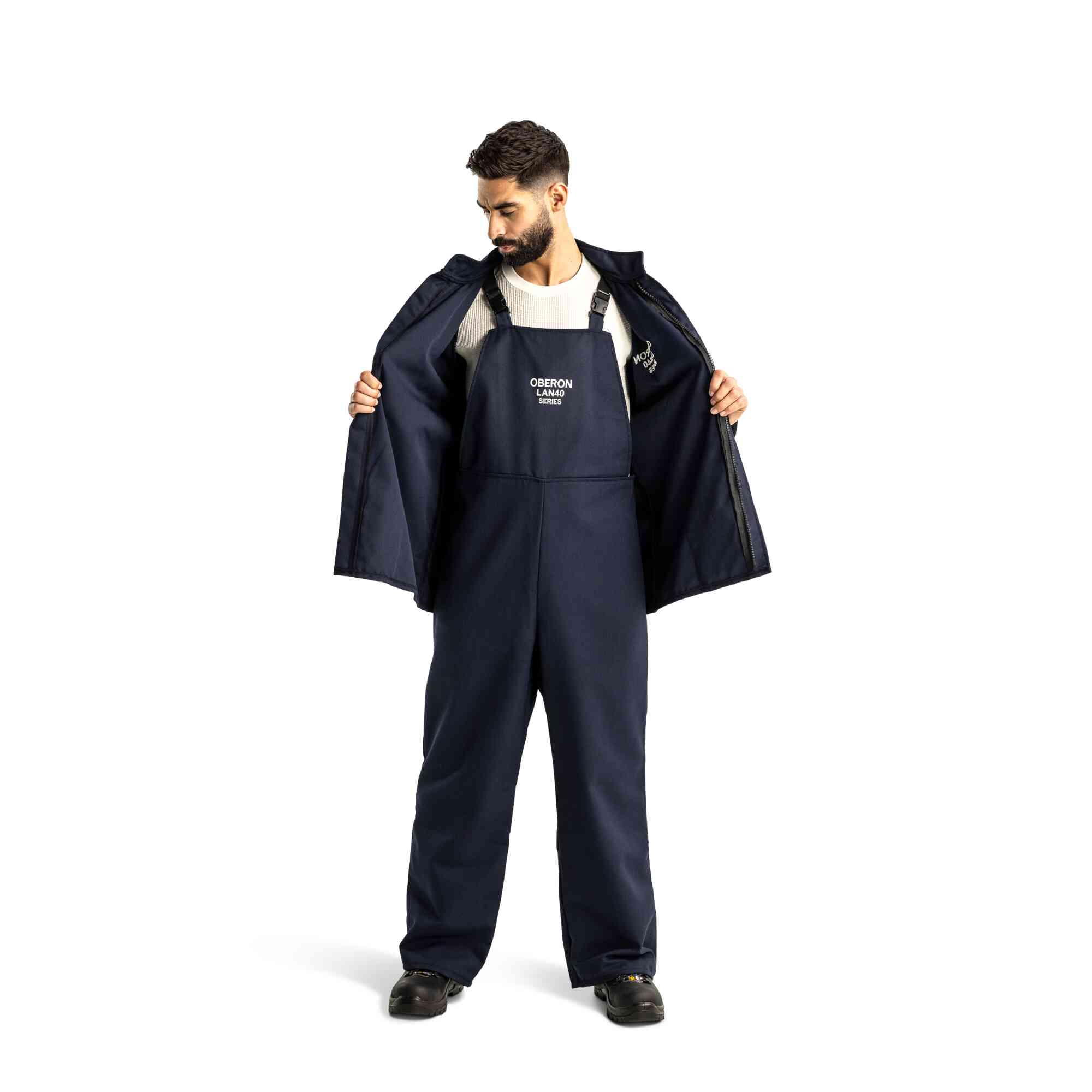 LAN 40 Cal Arc Flash Coats Lifestyle Image