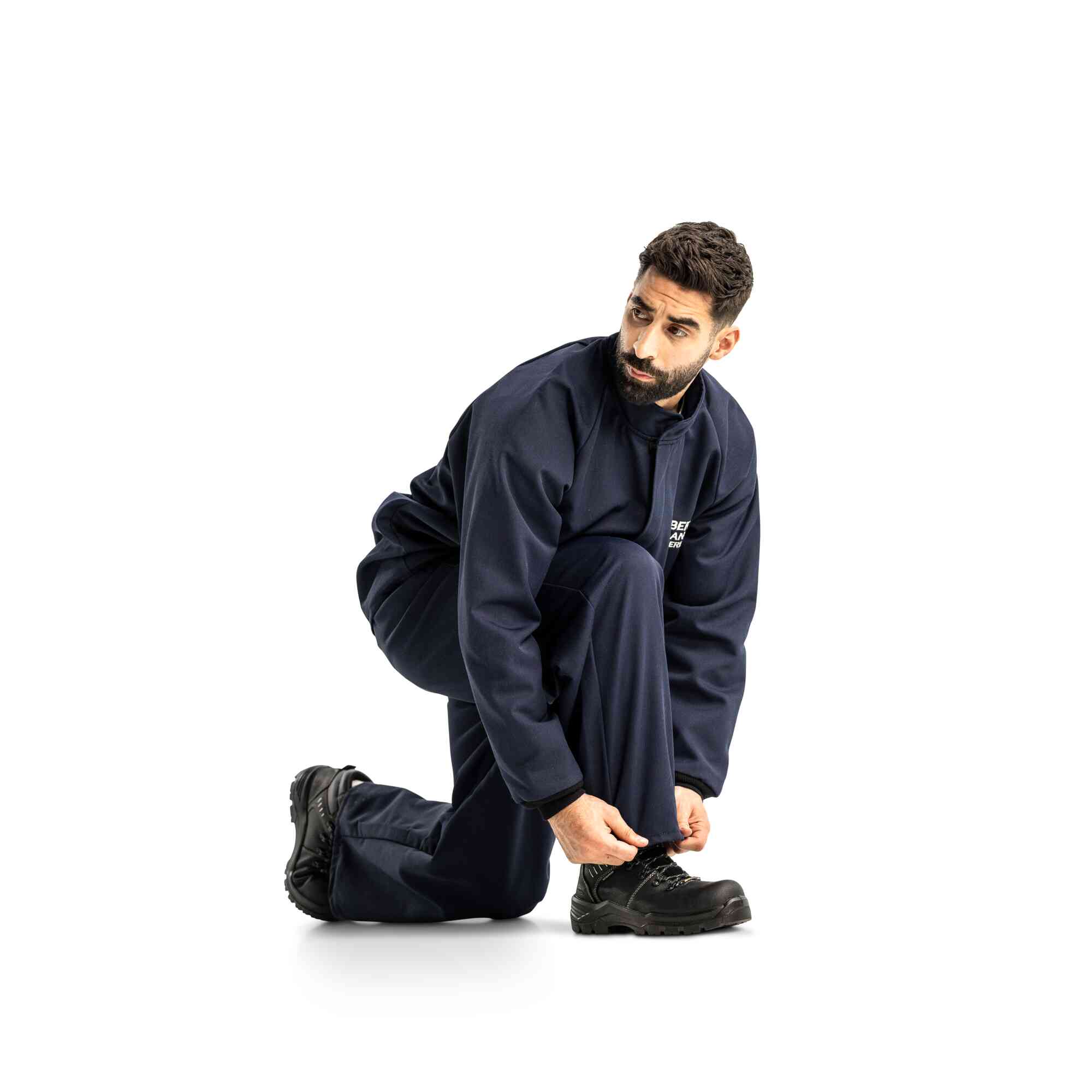 LAN 40 Cal Arc Flash Coats Lifestyle Image