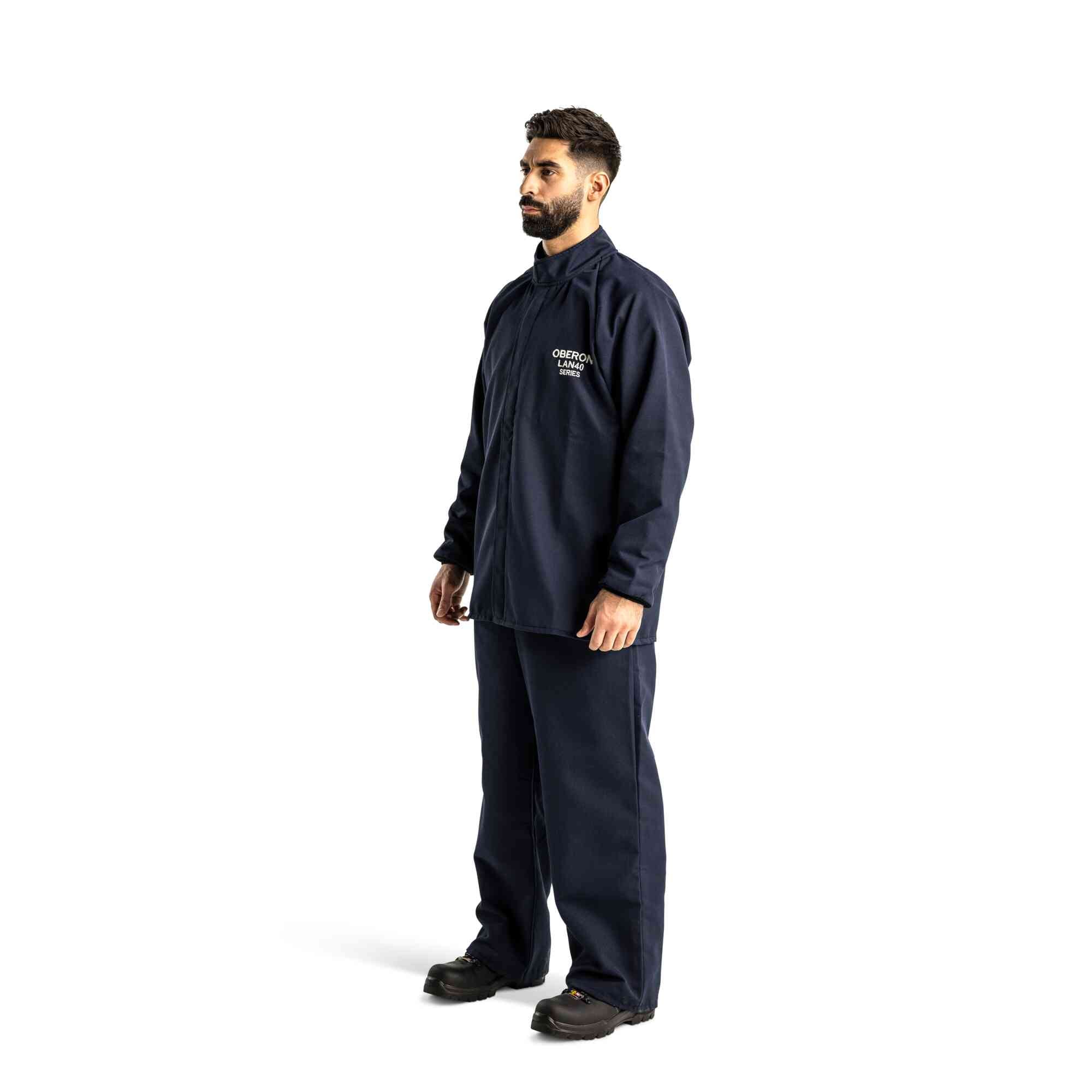 LAN 40 Cal Arc Flash Coats Lifestyle Image