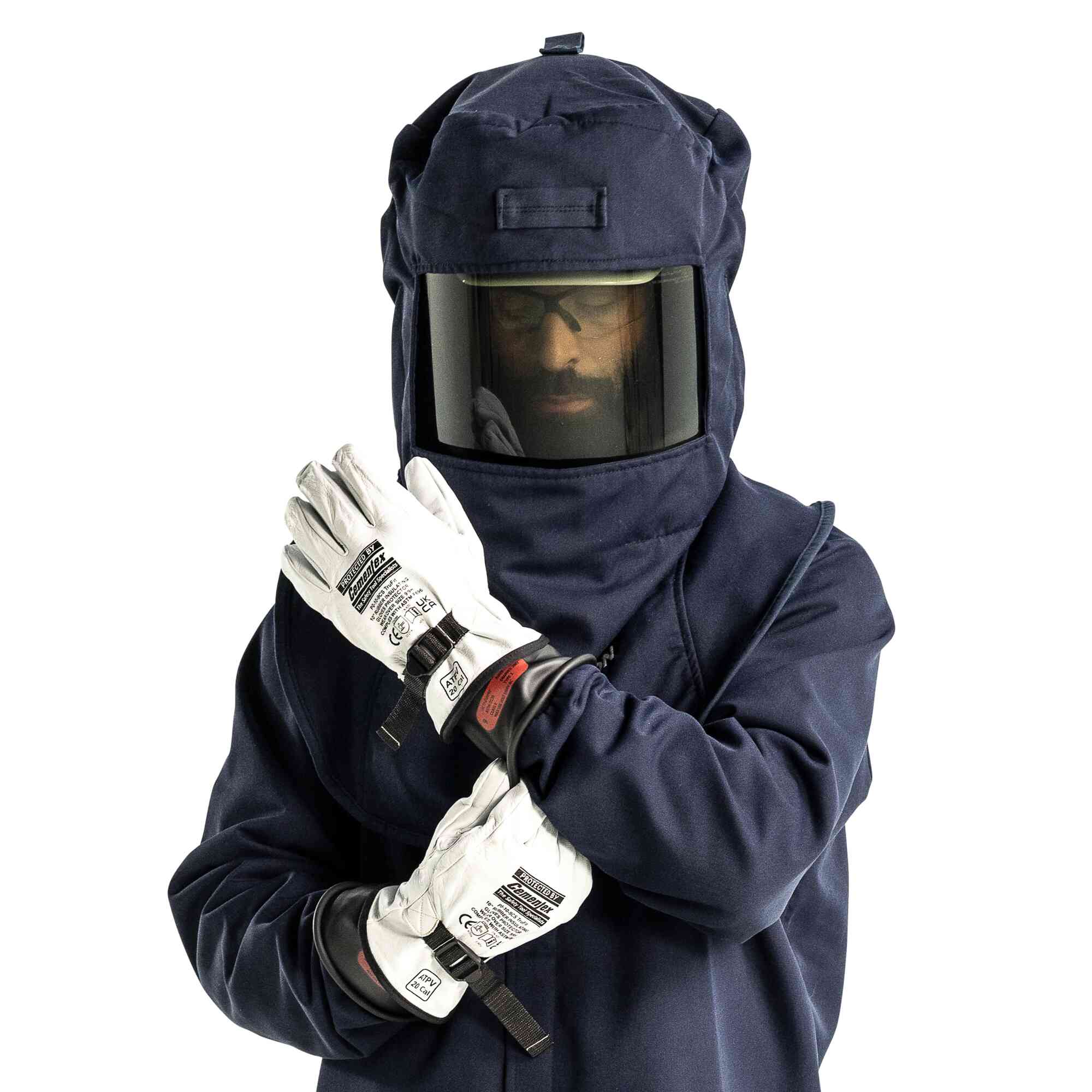 LAN 40 Cal Arc Flash Hoods Lifestyle Image