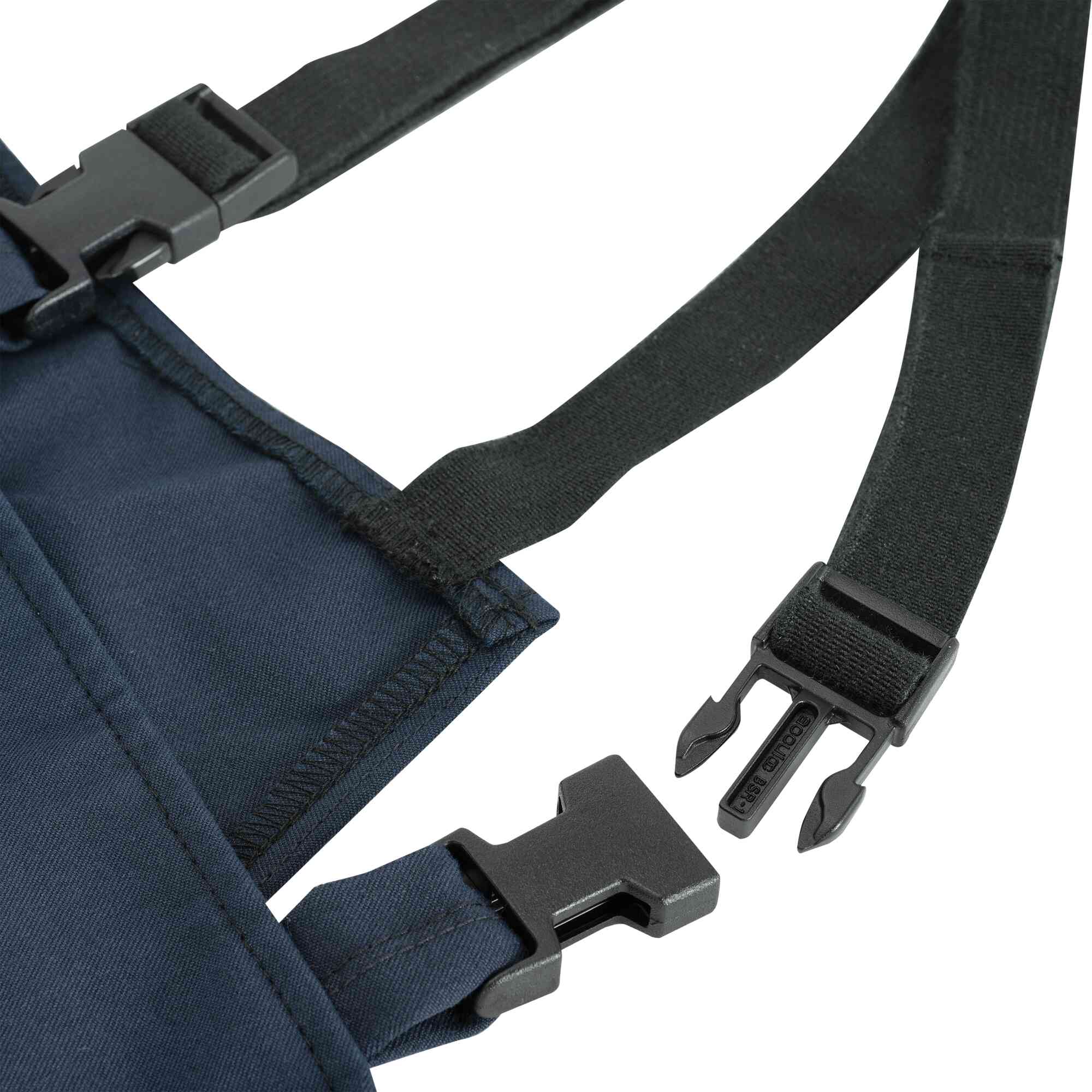LAN 40 Cal Arc Flash Hood, Coat, and Bib Suit Set w/ Escape Strap Close-Up Image