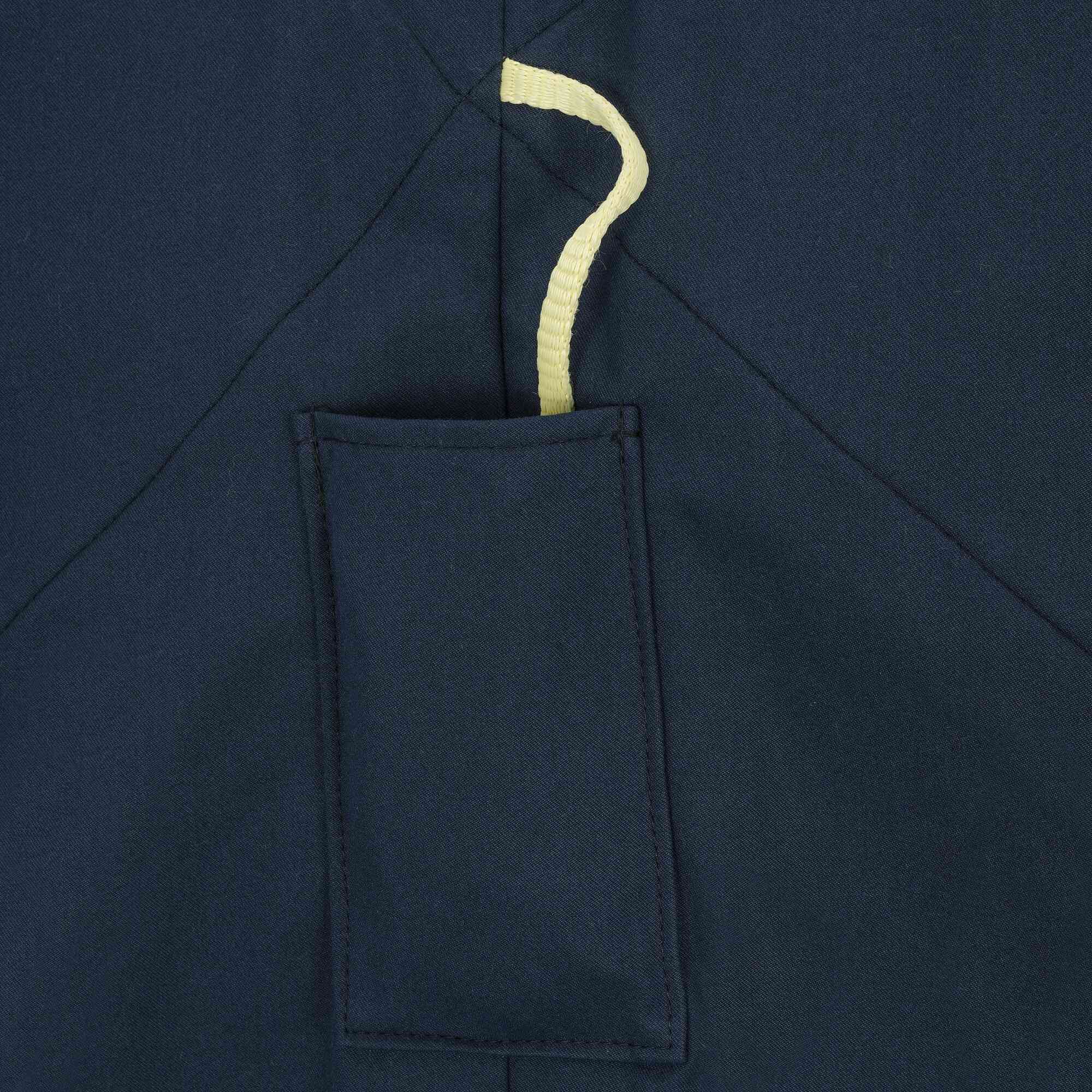 LAN 40 Cal Arc Flash Hood, Coat, and Bib Suit Set w/ Escape Strap Close-Up Image
