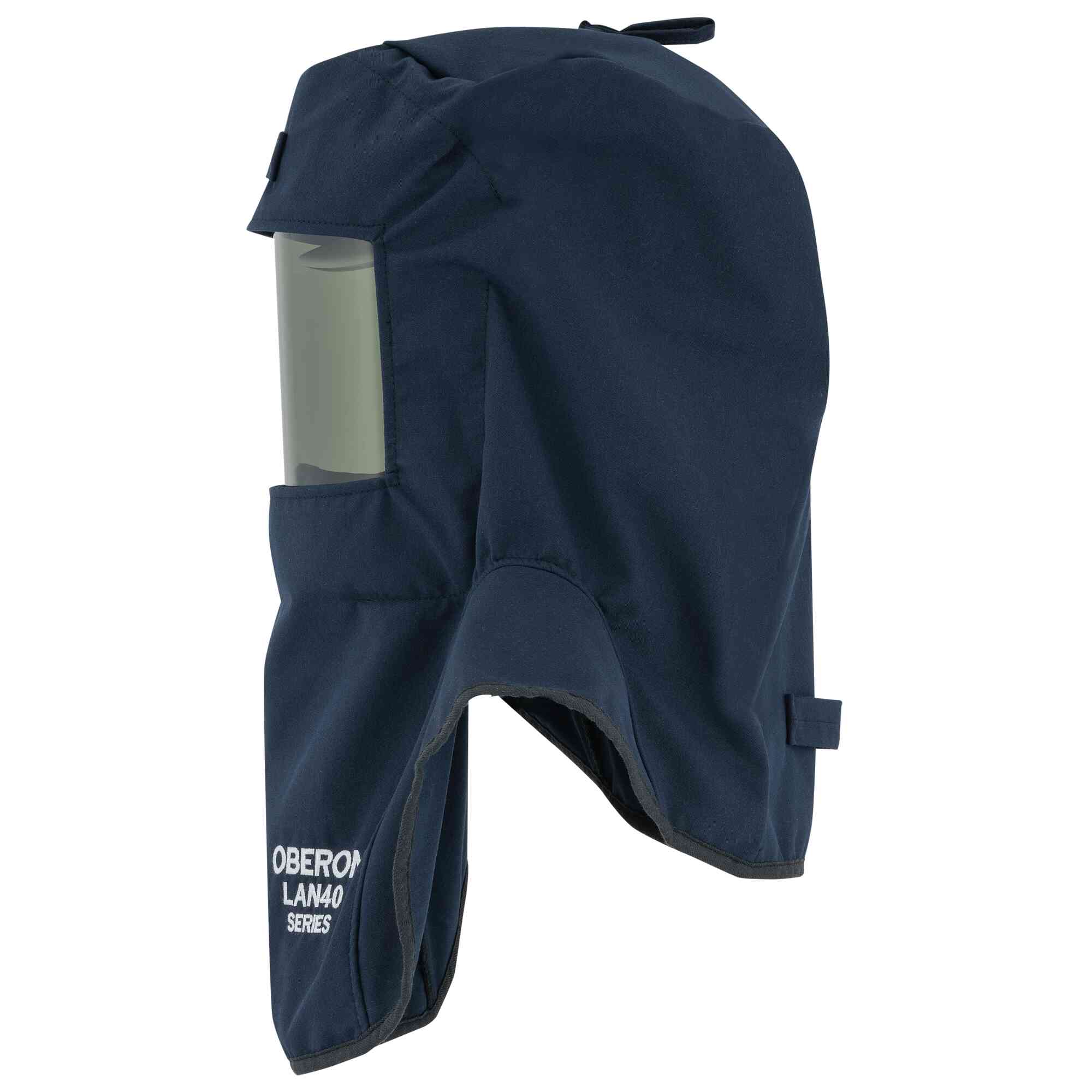 LAN 40 Cal Arc Flash Hood, Coat, and Bib Suit Set w/ Escape Strap ProductSpecificImage