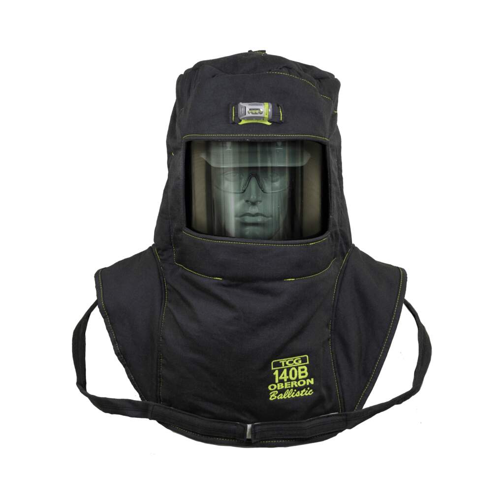 TCG 140 Cal Arc Flash Kit with Escape Strap, Light and Vent FrontImage