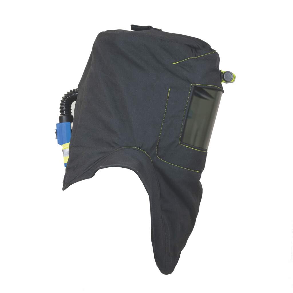 TCG 25 Cal Arc Flash Hoods RightSideImage
