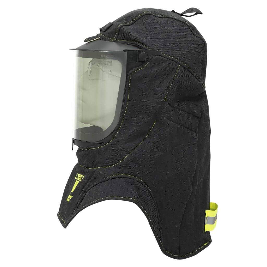 TCG EZ Lift Arc Flash Hoods LeftSideImage