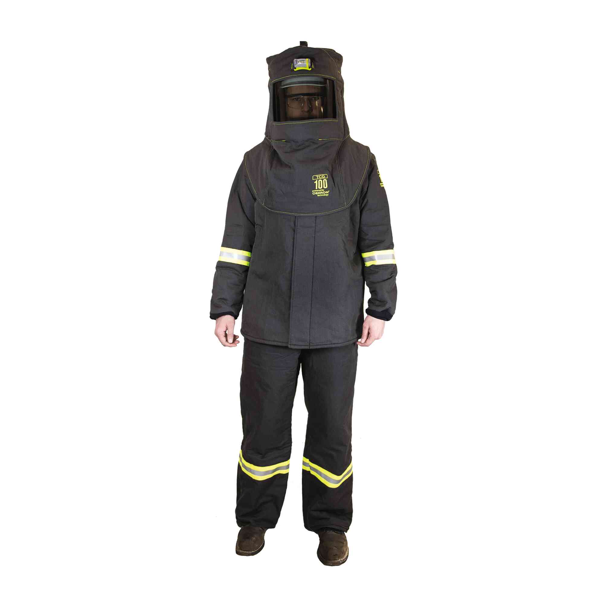TCG 100 Cal Arc Flash Suit Set w/ LED and Vent Lifestyle Image