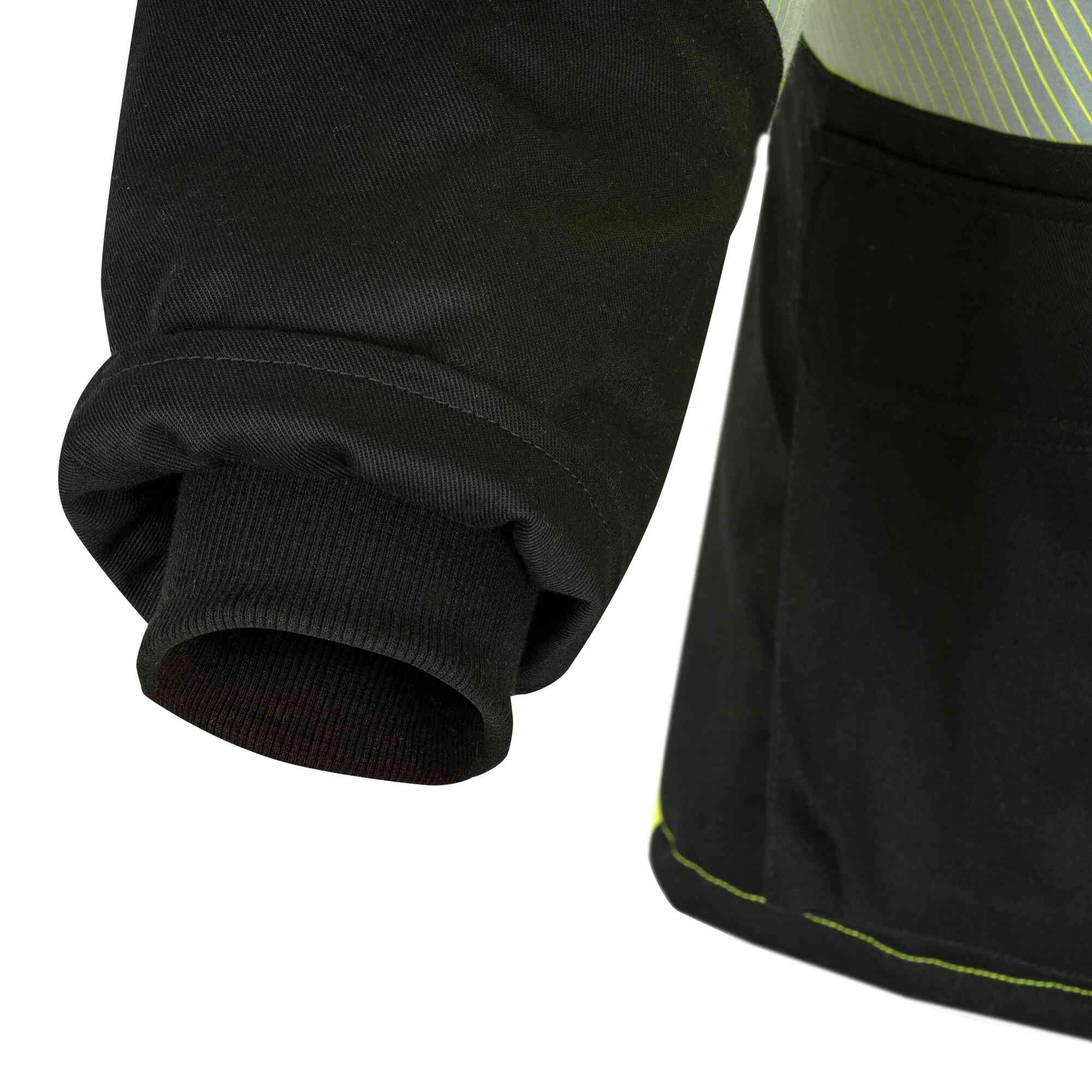Hi-Vis FR/Arc-Rated Insulated Safety Parkas Close-Up Image