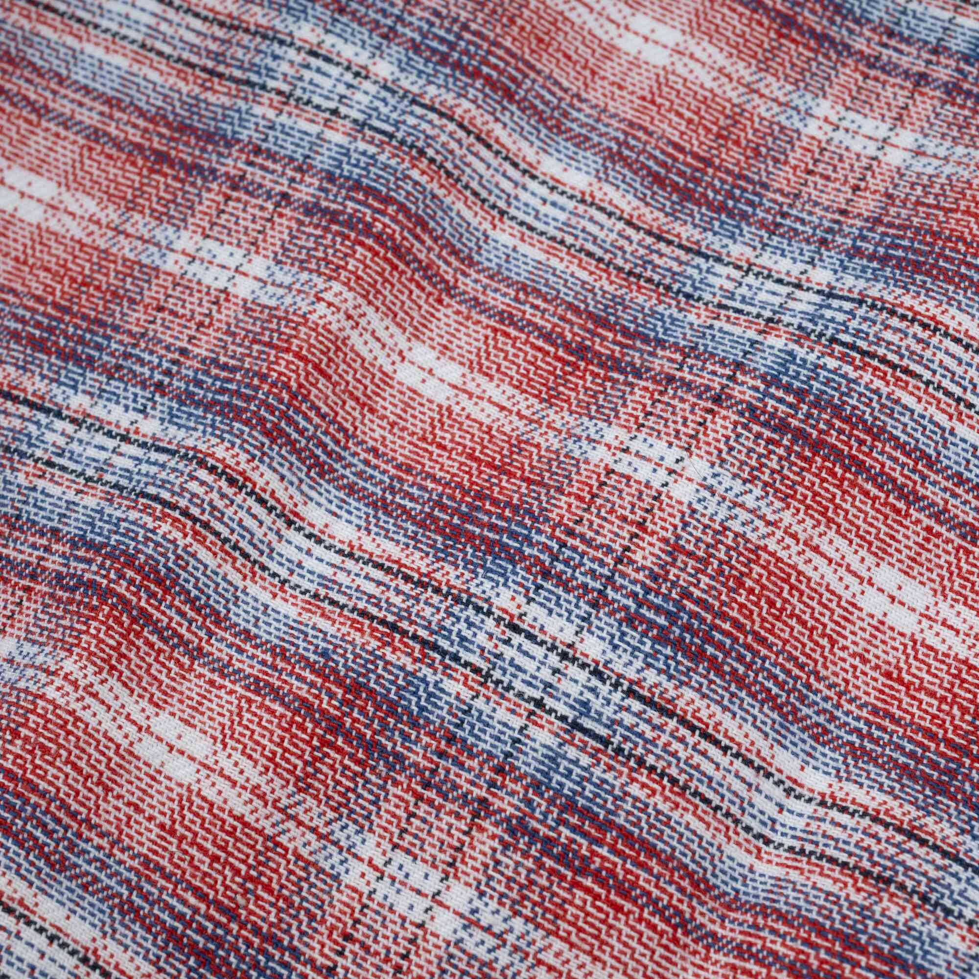 FR/AR Cotton/Nylon Plaid Shirts Close-Up Image