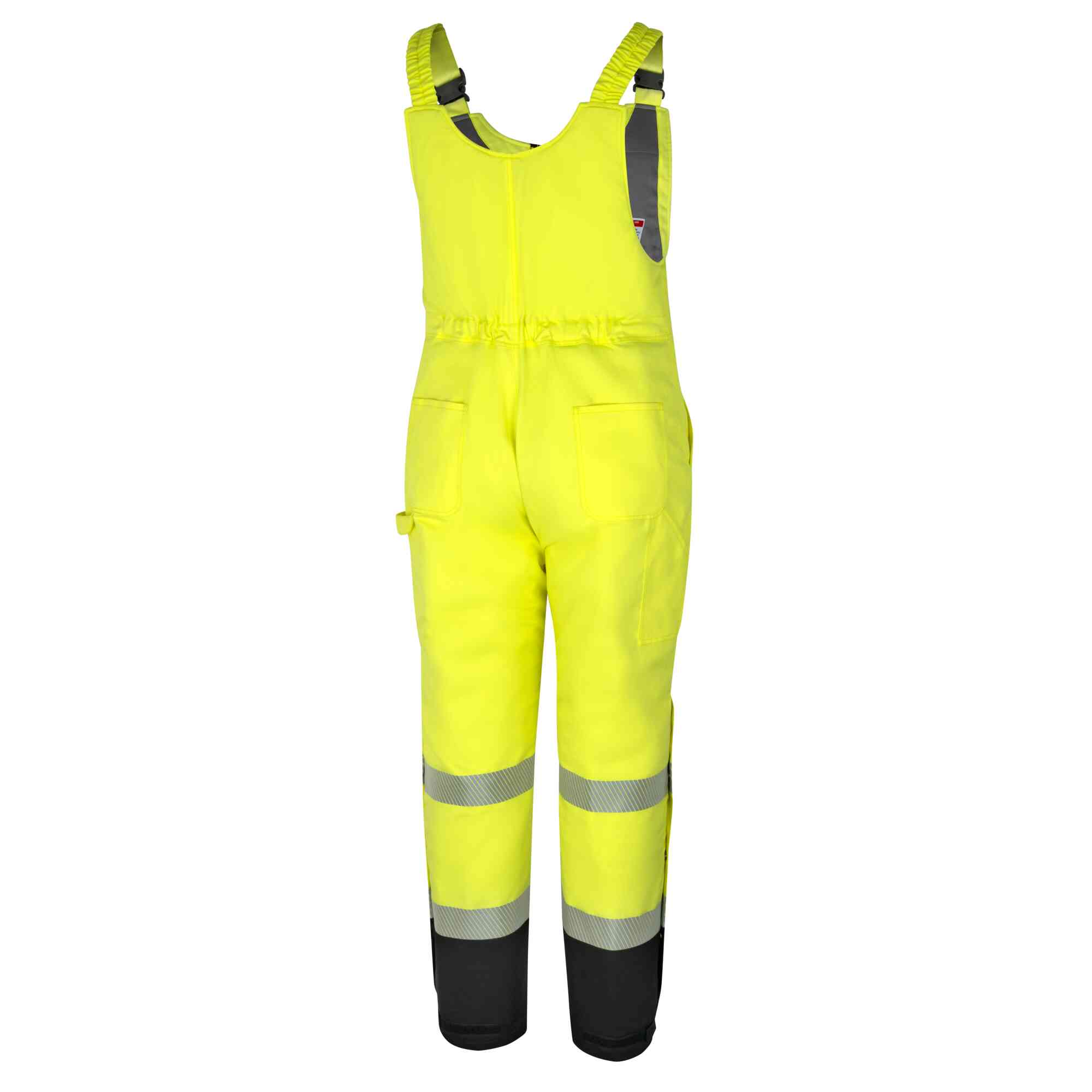 Hi-Vis FR/Arc-Rated Insulated Safety Overalls Back Image