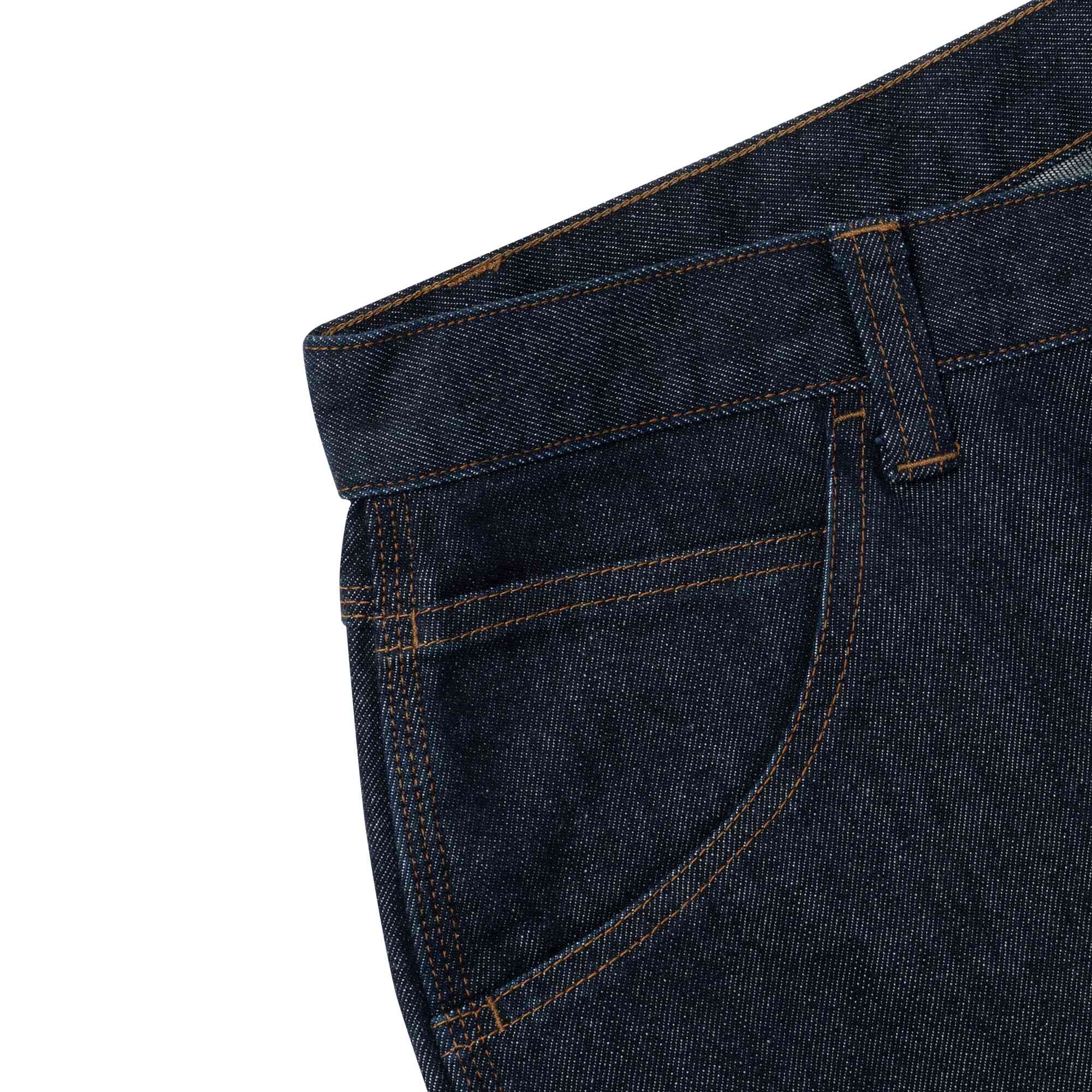 FR/AR Stretch Cotton Denim Jeans Close-Up Image