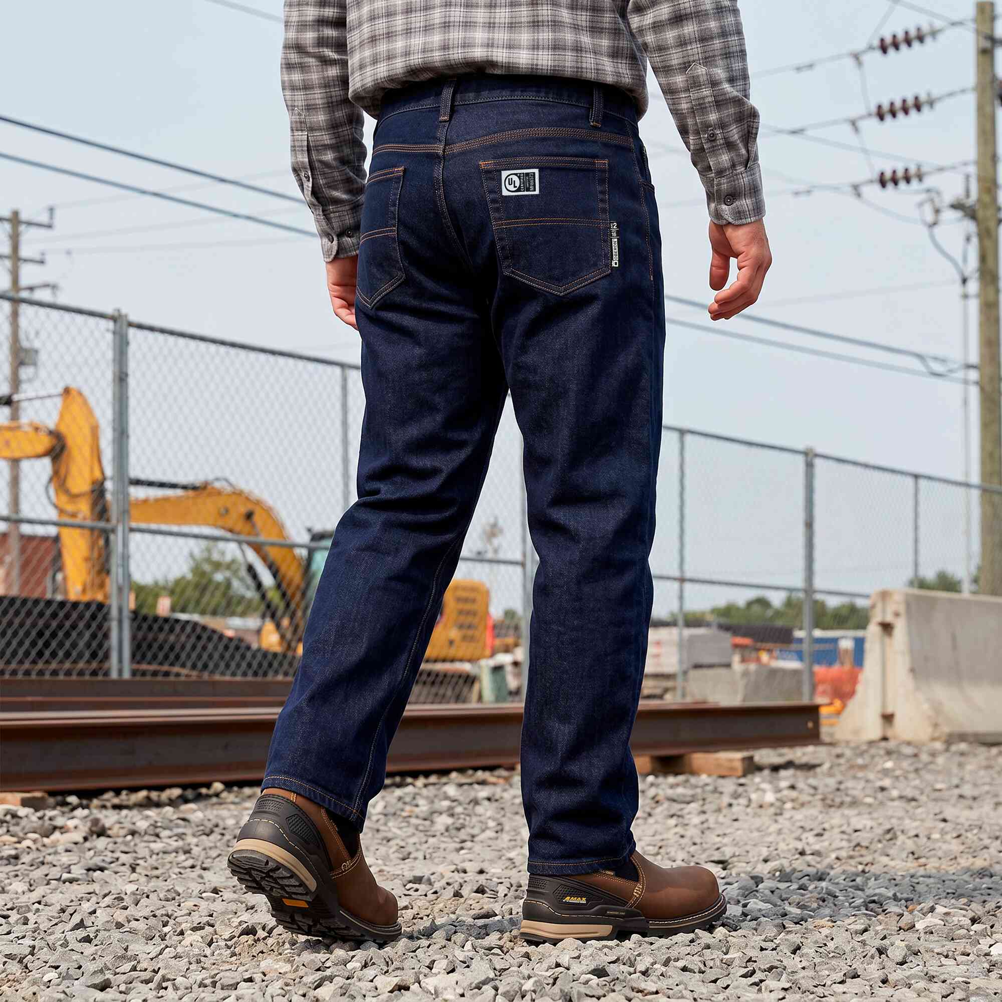 FR/AR Stretch Cotton Denim Jeans Lifestyle Image