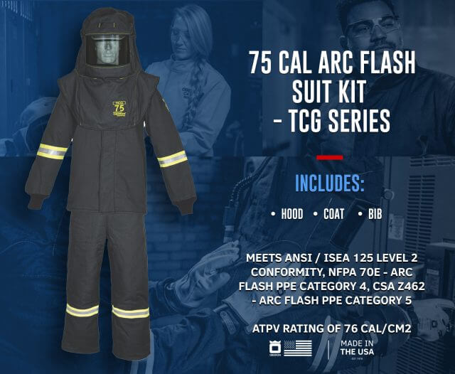 25 Cal TCG Arc Flash Coverall Kit