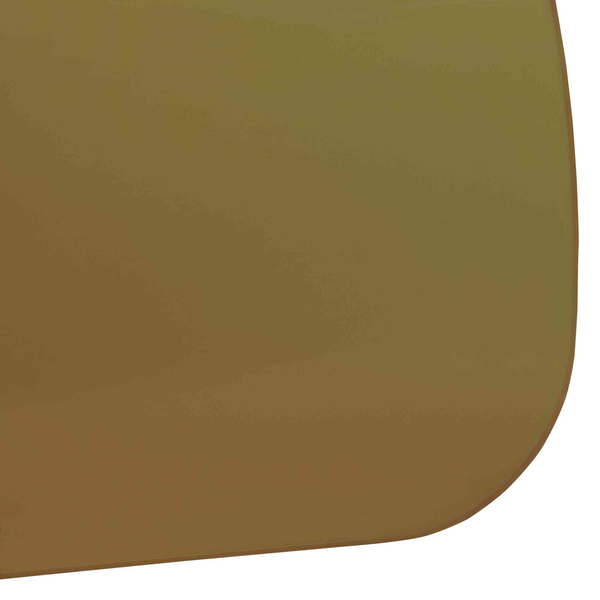 Replacement Green Gold Heat Reflective Face Shield Windows Close-Up Image