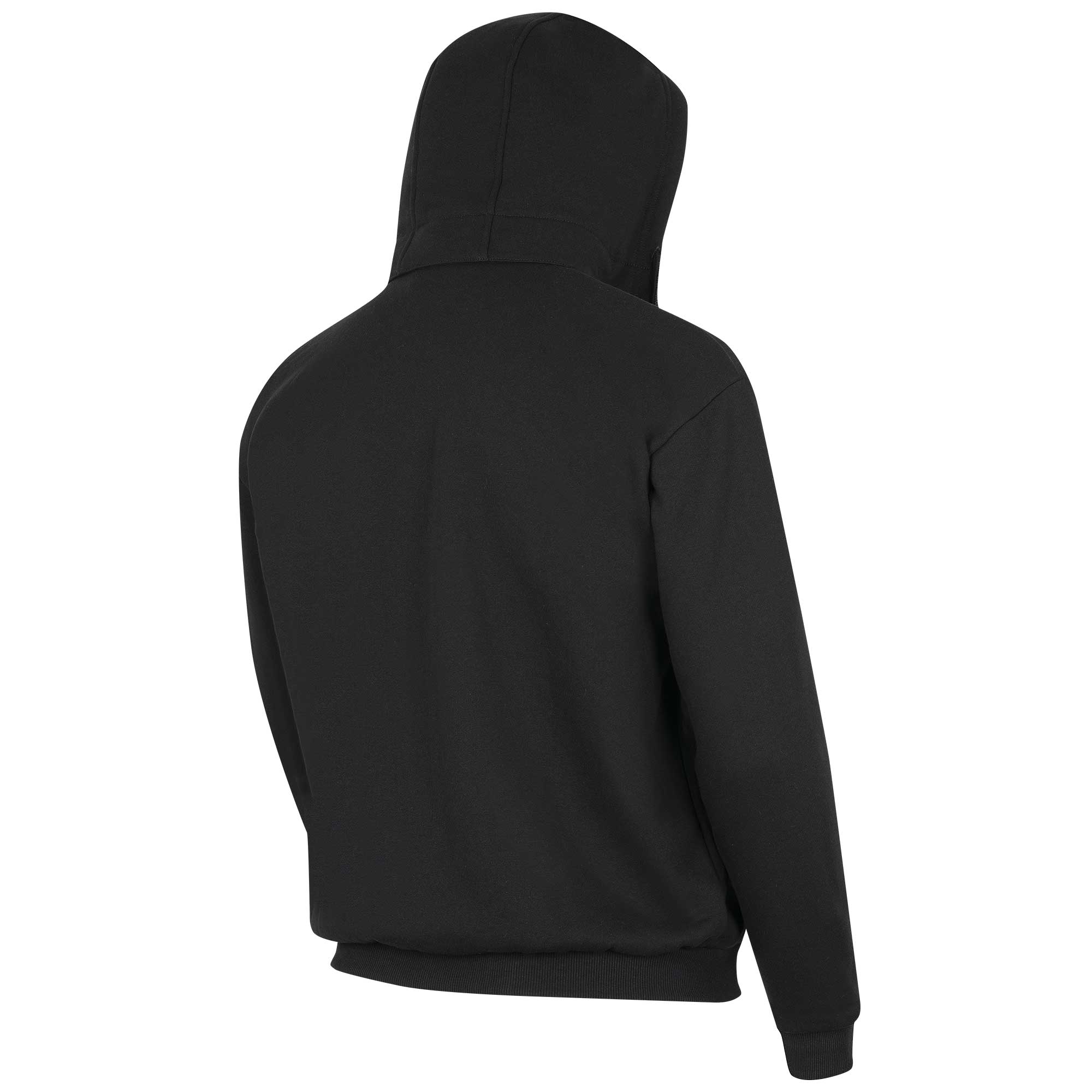 FR/Arc-Rated Heavyweight Cotton Fleece Zip-Front Hoodies BackImage