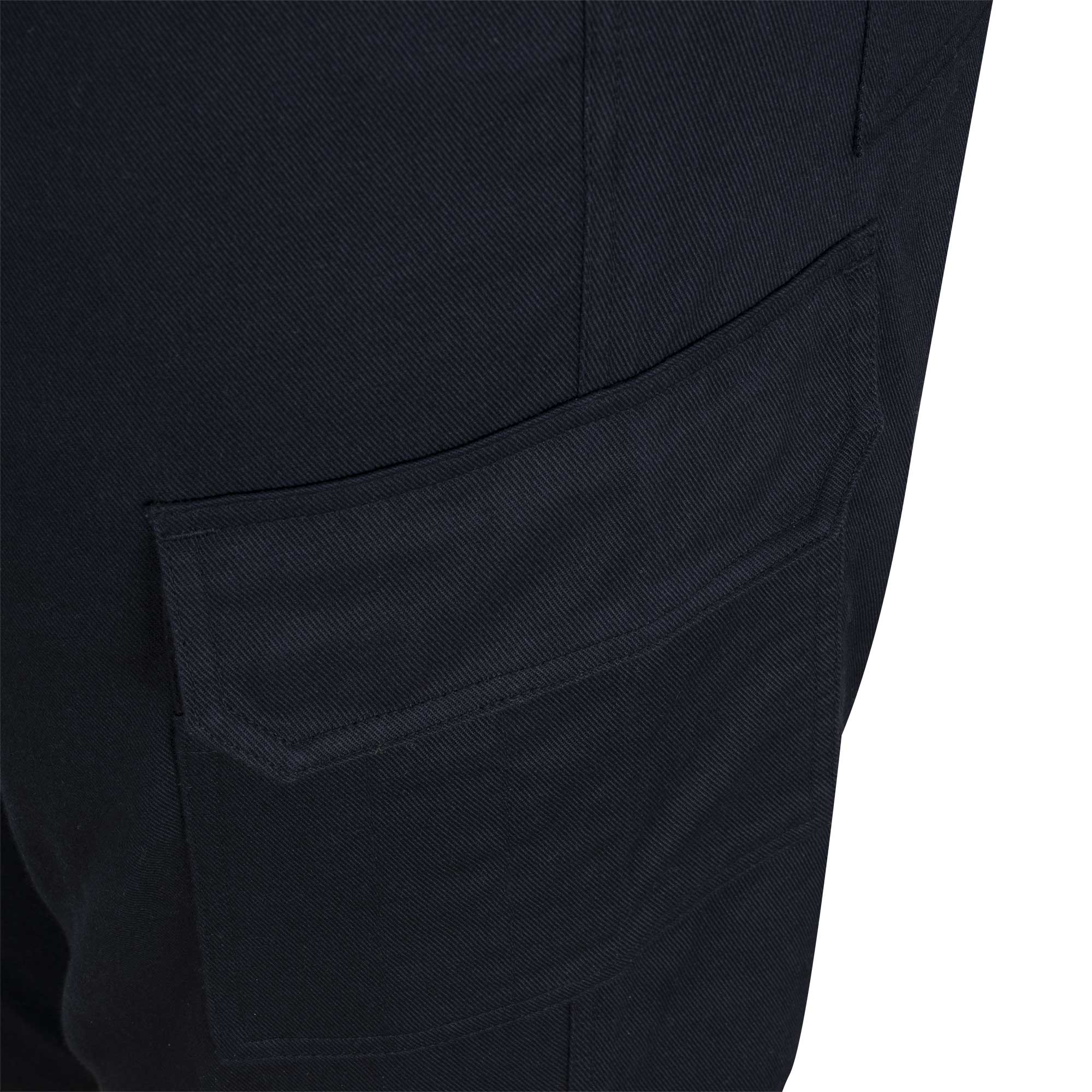 FR/Arc-Rated Navy Blue Cargo Pants CloseUpImage