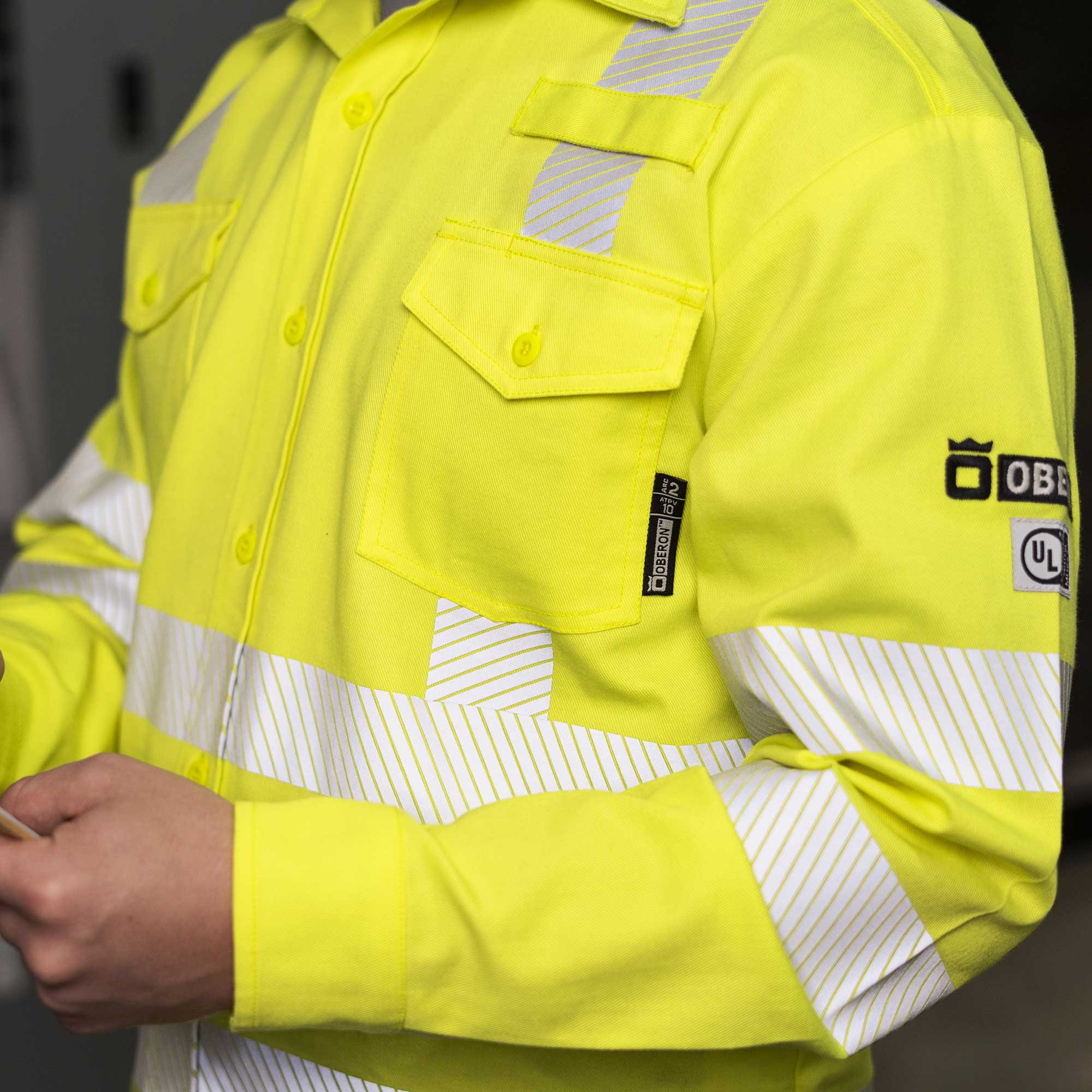 FR/Arc-Rated Button-Up Safety Shirts
 Lifestyle Image