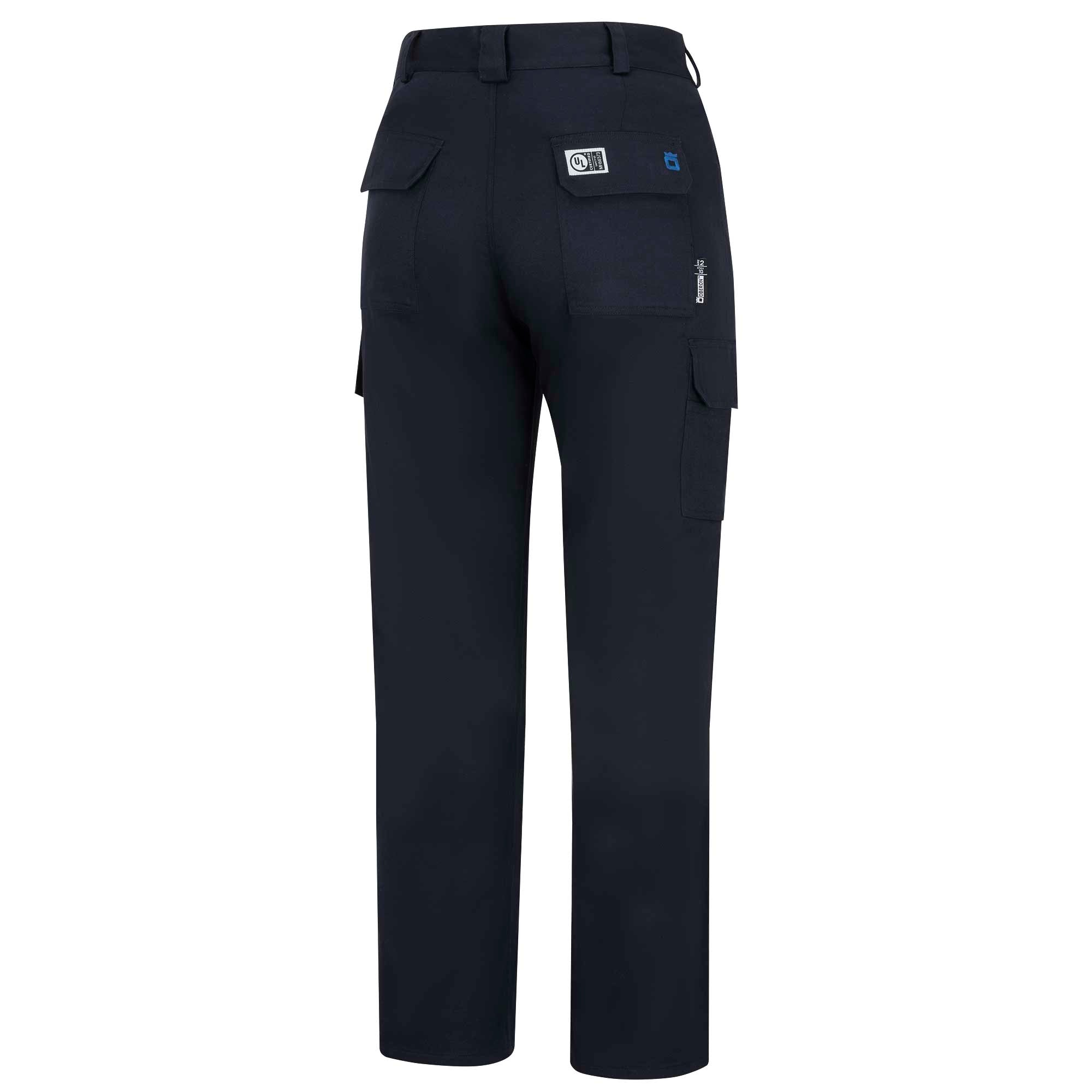 FR/Arc-Rated Navy Blue Cargo Pants BackImage
