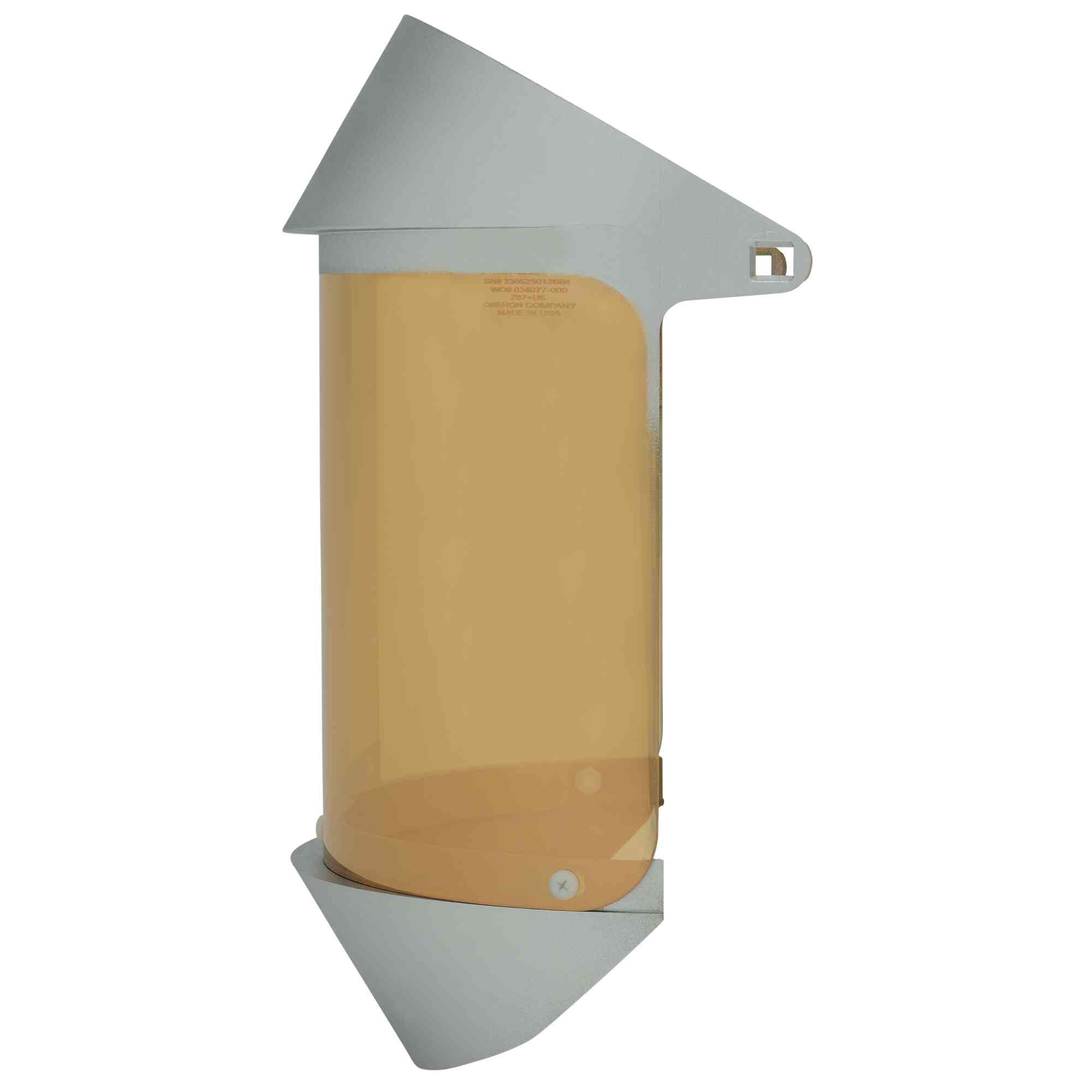 Replacement Clear Gold Heat Reflective Face Shields Left Side Image