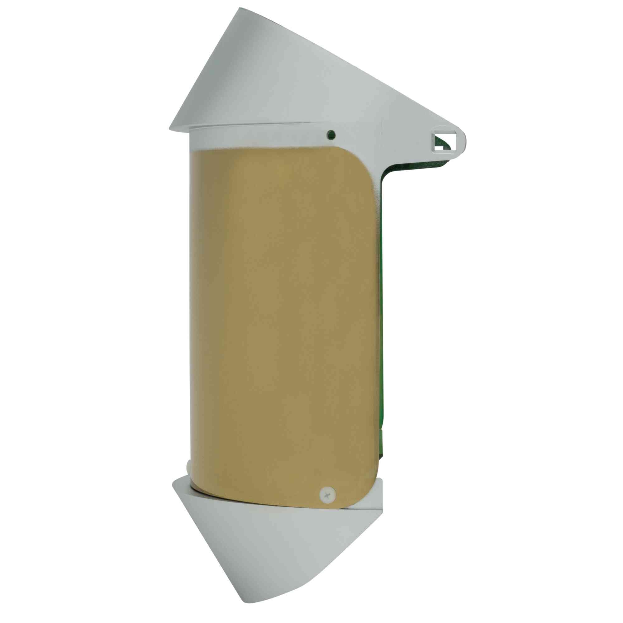 Replacement Green Gold Heat Reflective Face Shield Windows Left Side Image