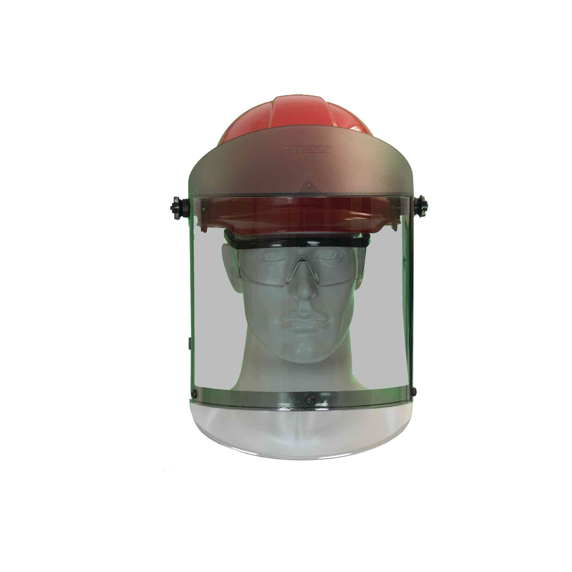 12 Cal TCG Arc Flash Face Shields and Hard Cap FrontImage