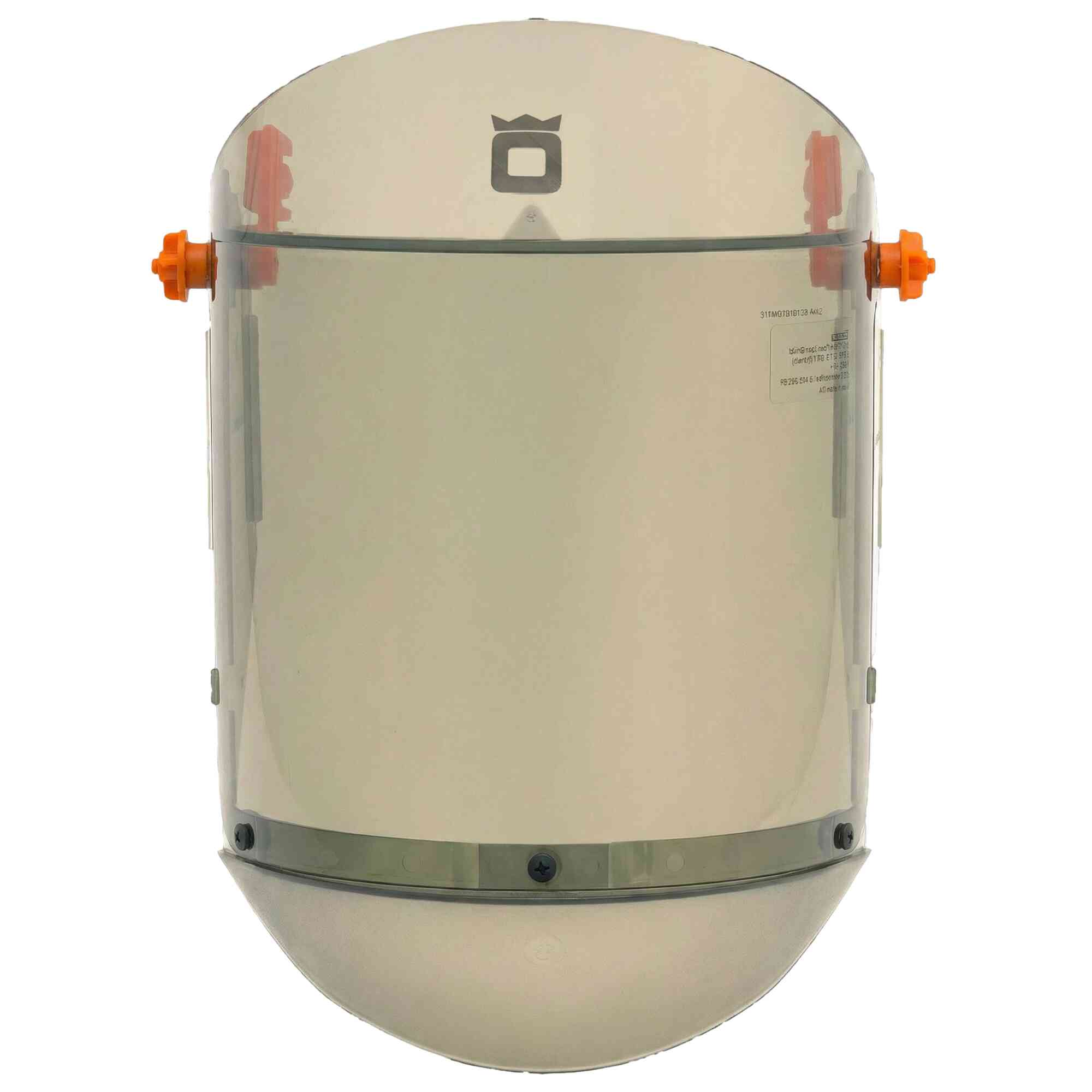 12 Cal Arc Flash Face Shield w/ Safety Helmet Adapters FrontImage