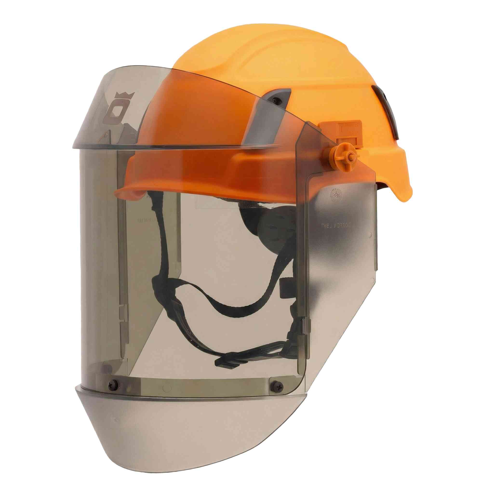 12 Cal Arc Flash Face Shields w/ Type 2 Micro Brim Safety Helmet MainImage