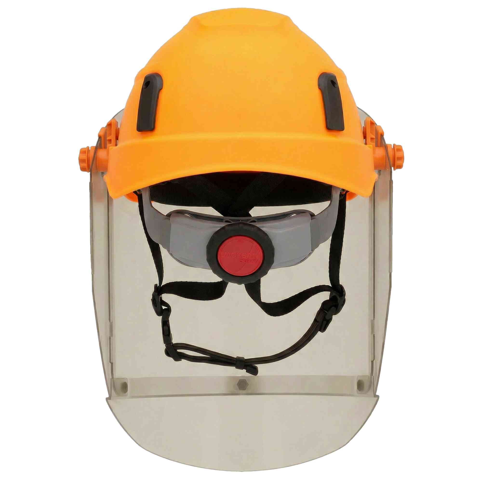 12 Cal Arc Flash Face Shields w/ Type 2 Micro Brim Safety Helmet Back Image