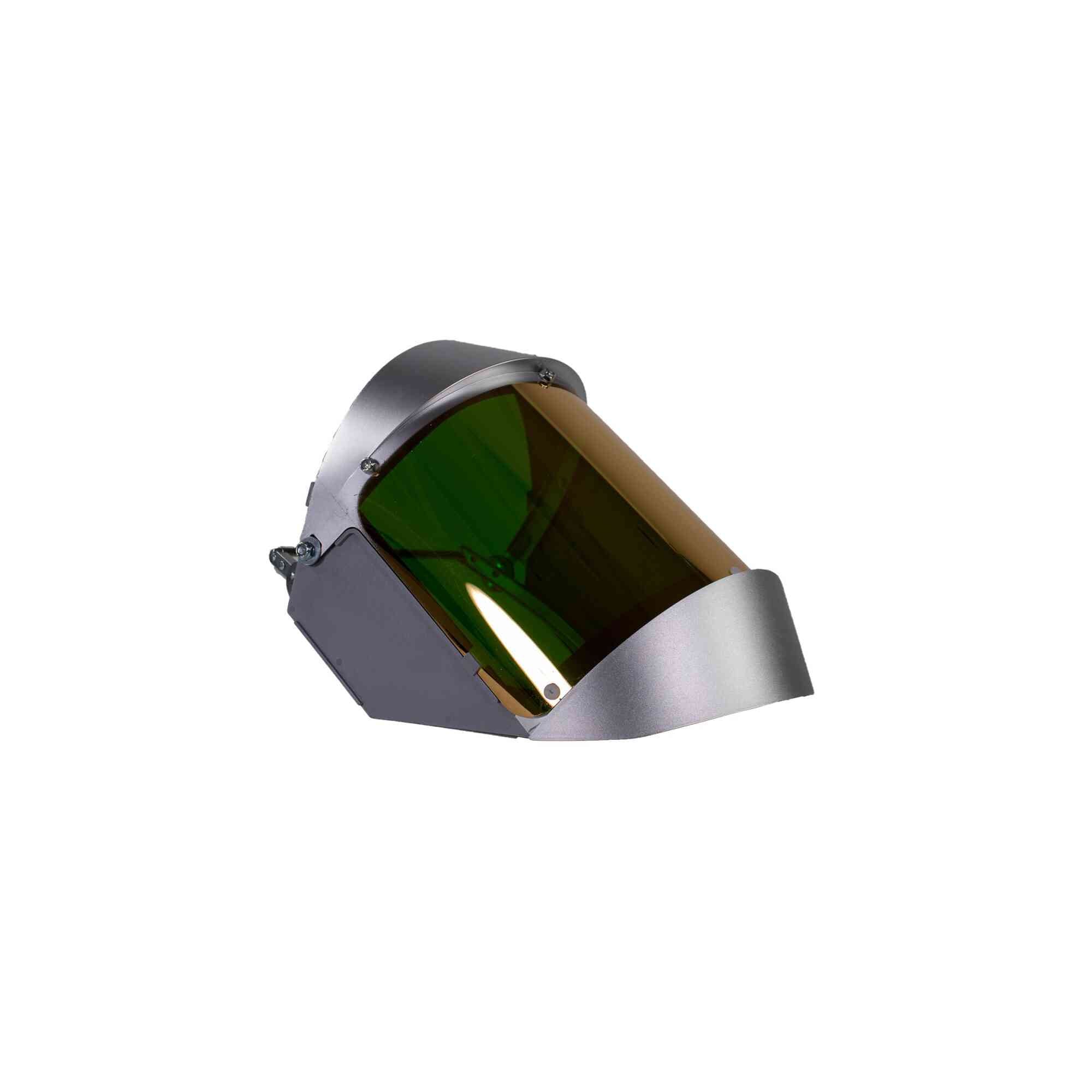 High Heat Face Shield Crown and Window Green Gold Main Image