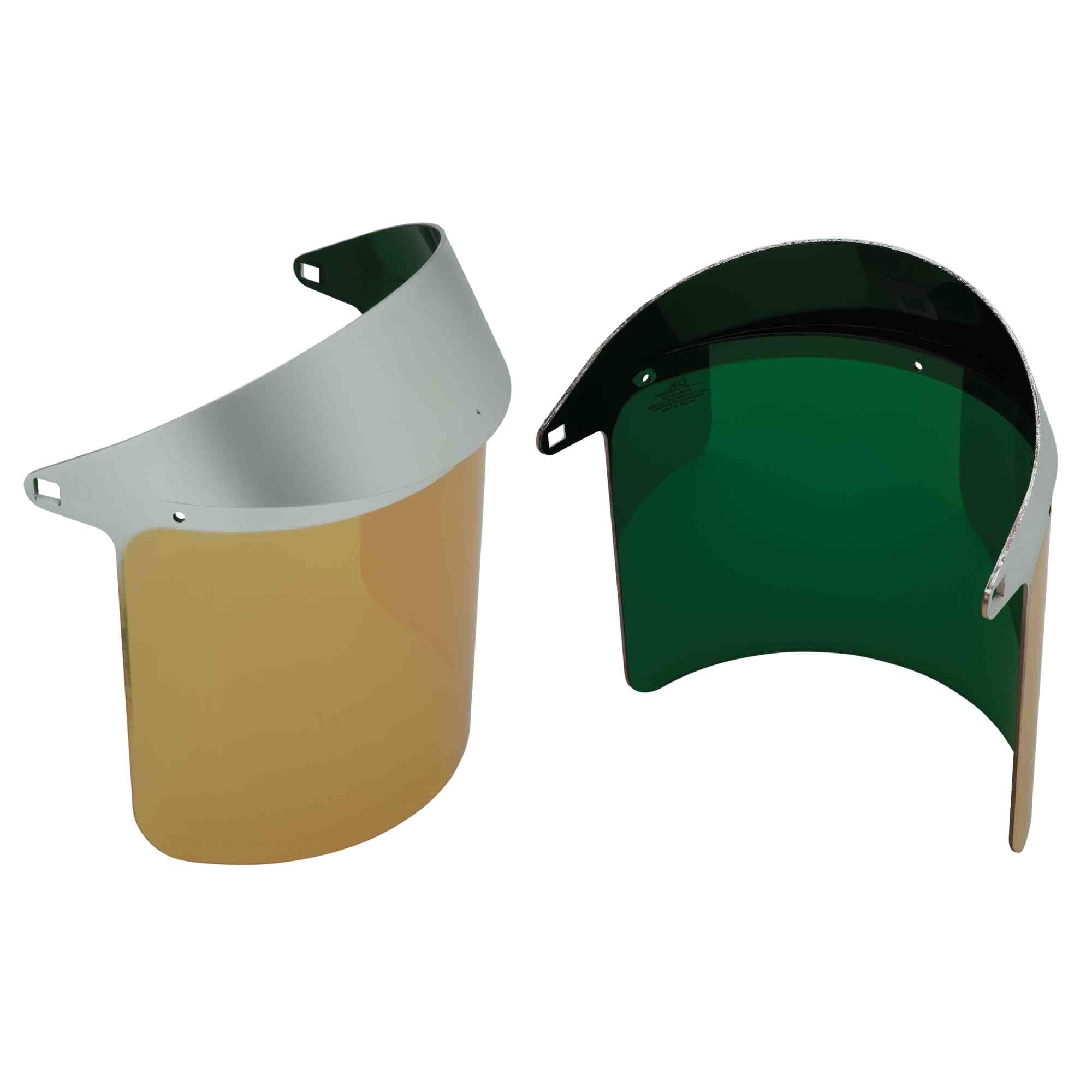 Replacement Green Gold Heat Reflective Face Shield Windows Variation Image