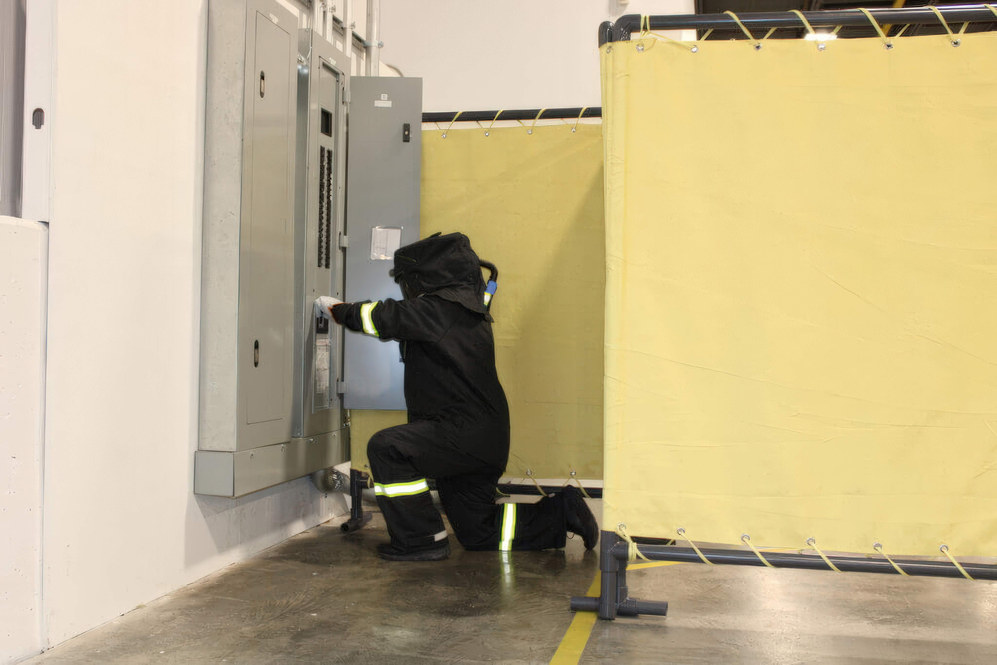 Arc Flash Curtain Cubes LifestyleImage