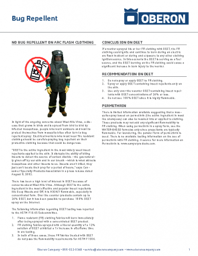 Bug Repellant White Paper 