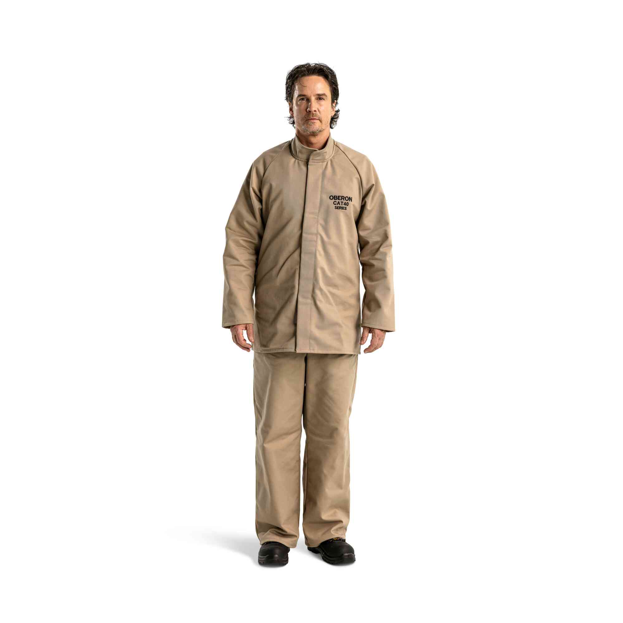 CAT 40 Cal Arc Flash Coats LifestyleImage
