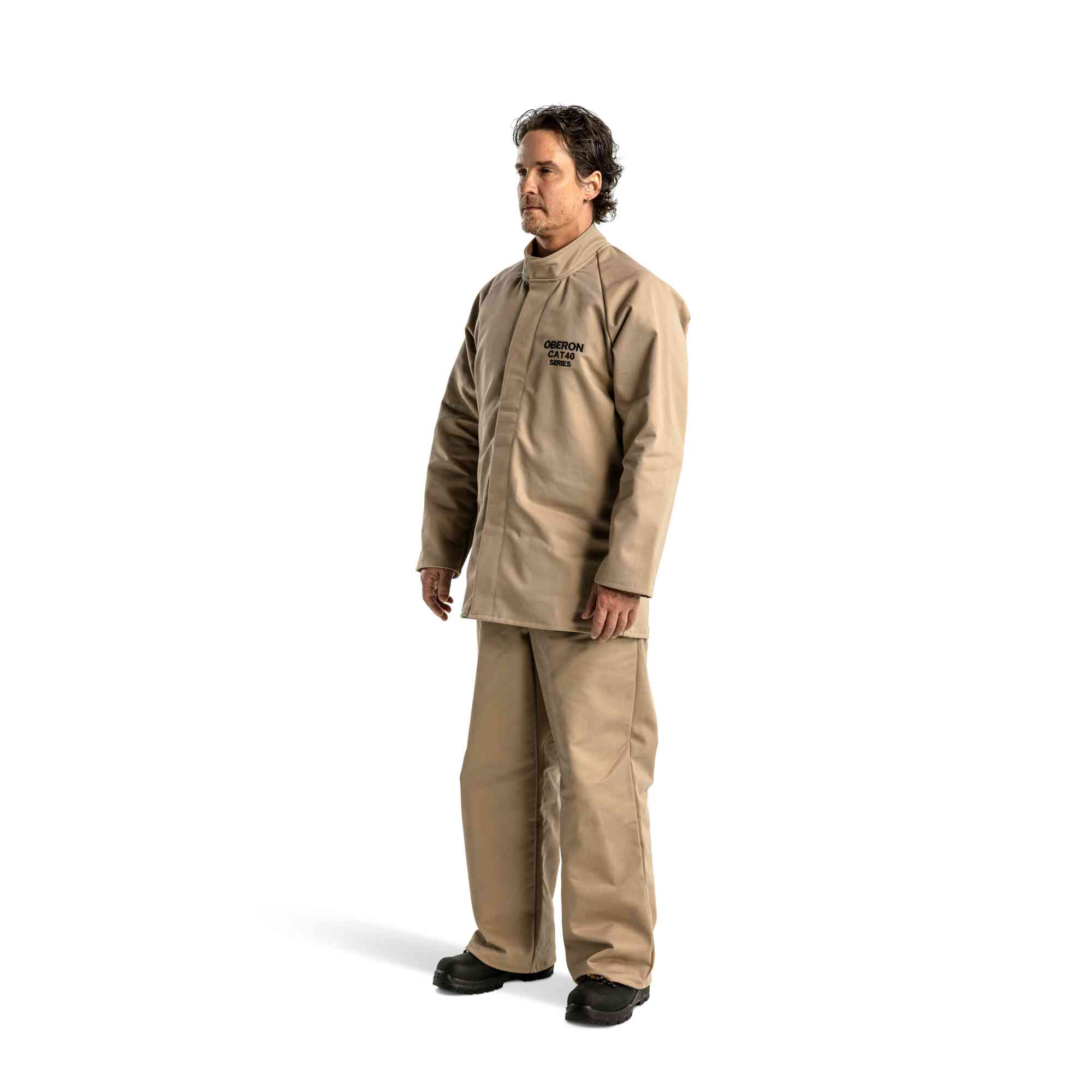 CAT 40 Cal Arc Flash Coats LifestyleImage